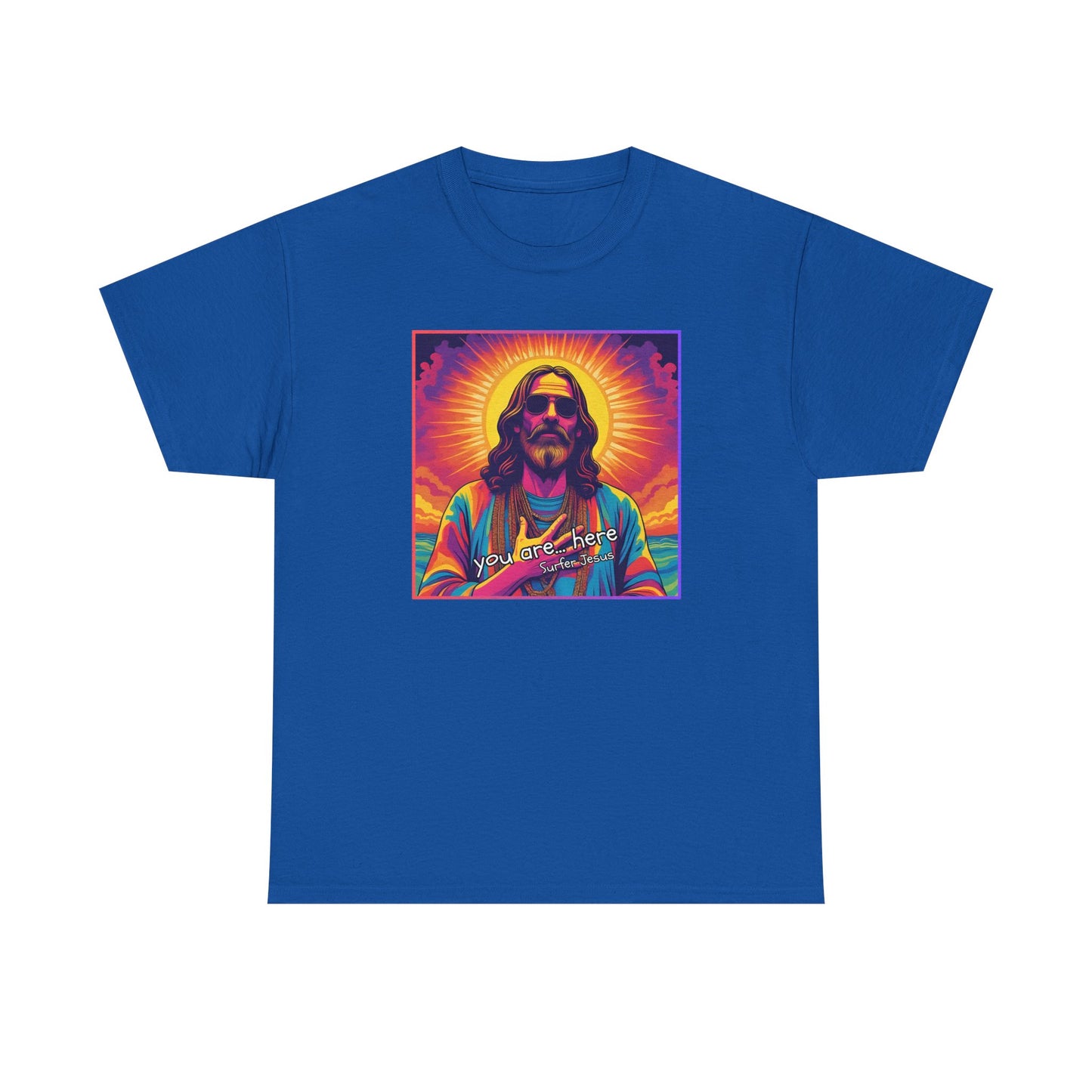 You are... here - Surfer Jesus - T-shirt