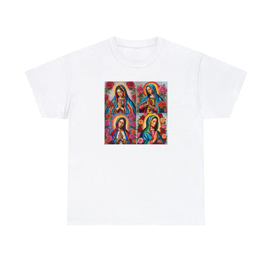 Mary of Guadalupe - Quad - T-shirt