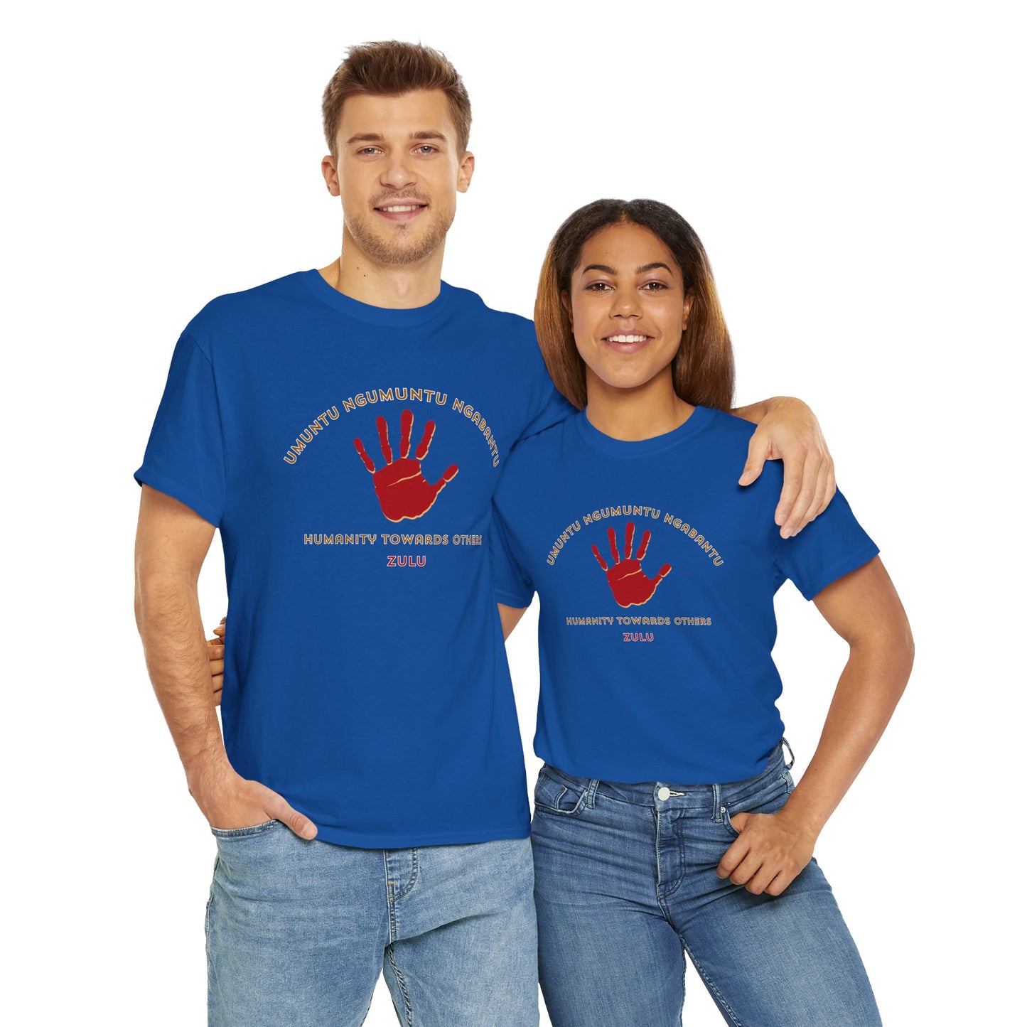 umuntu ngumuntu ngabantu - "Humanity Towards Others" - Zulu T-shirt