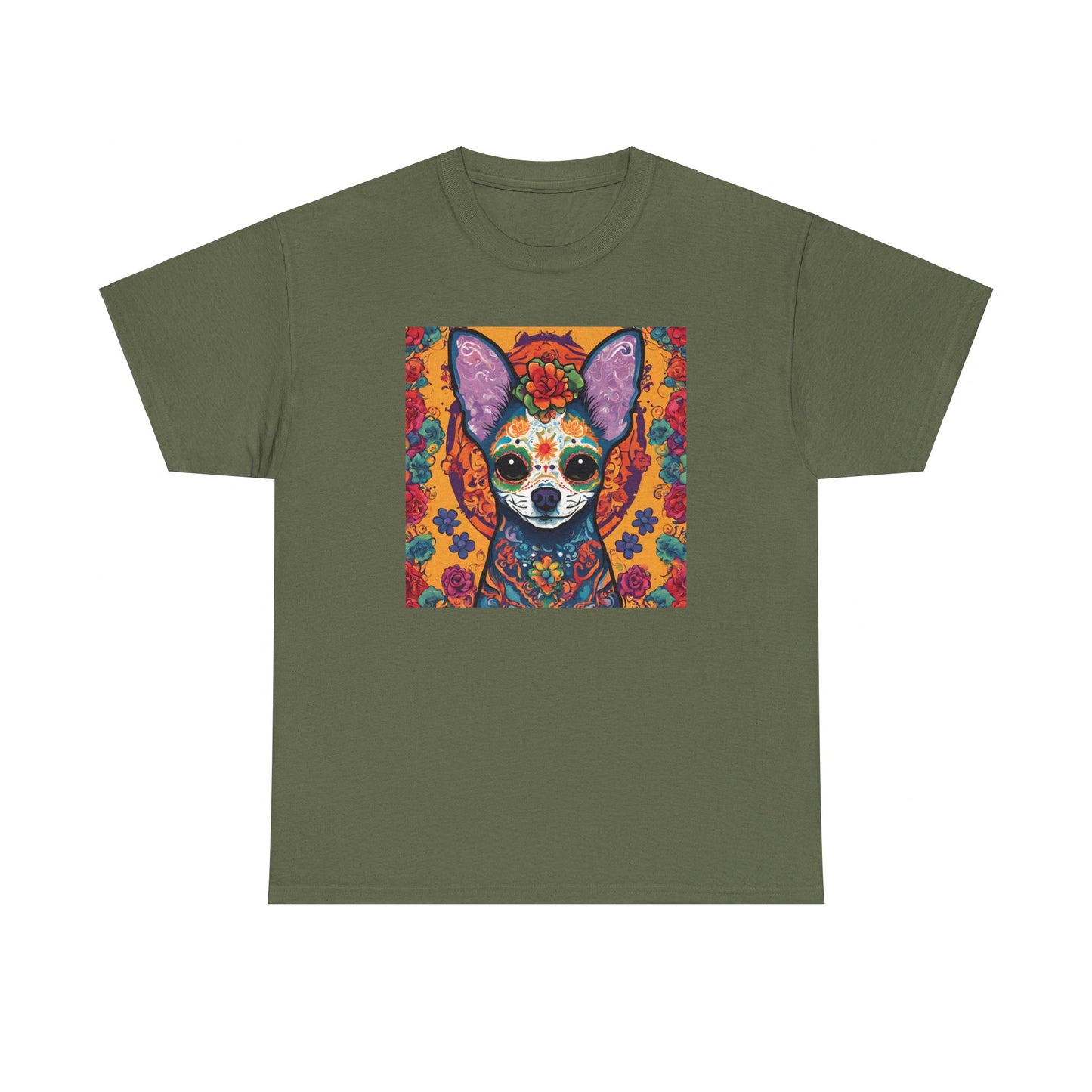 Day of the Dead Chihuahua v3 T-shirt