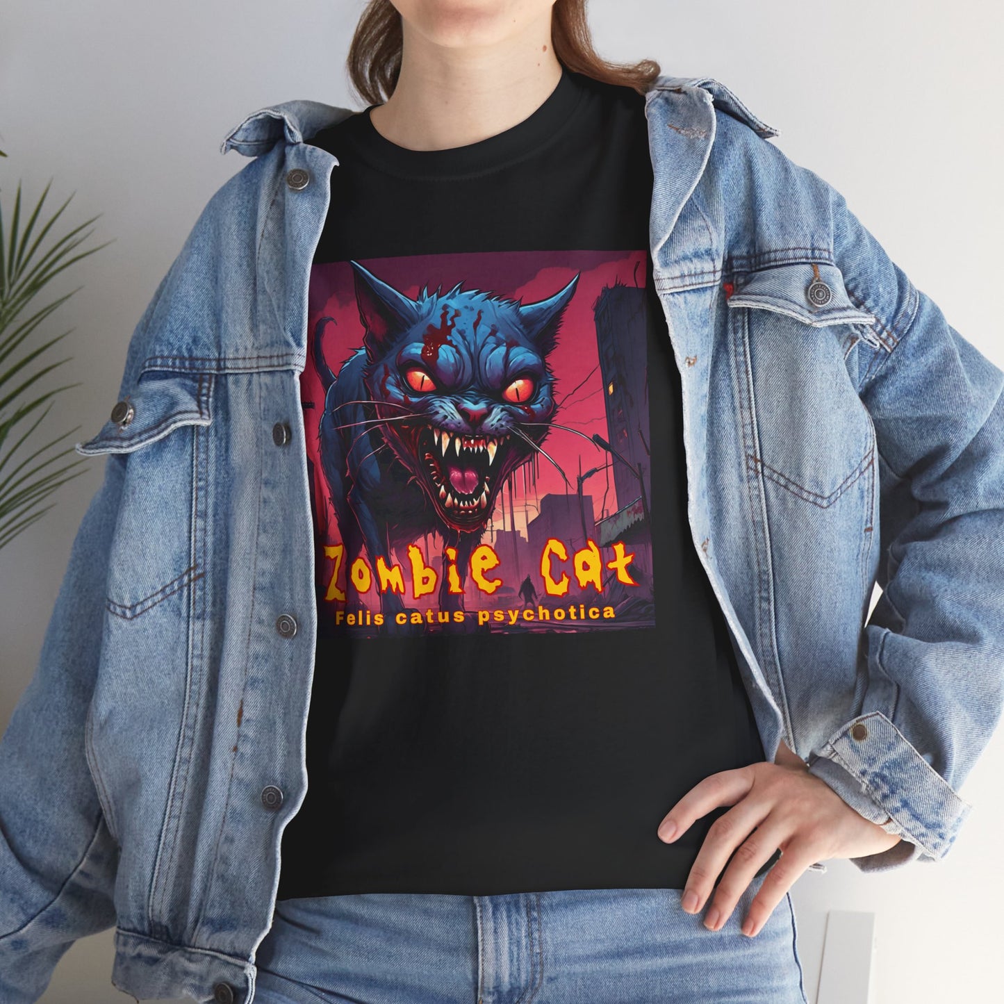 Zombi Cat - T-shirt