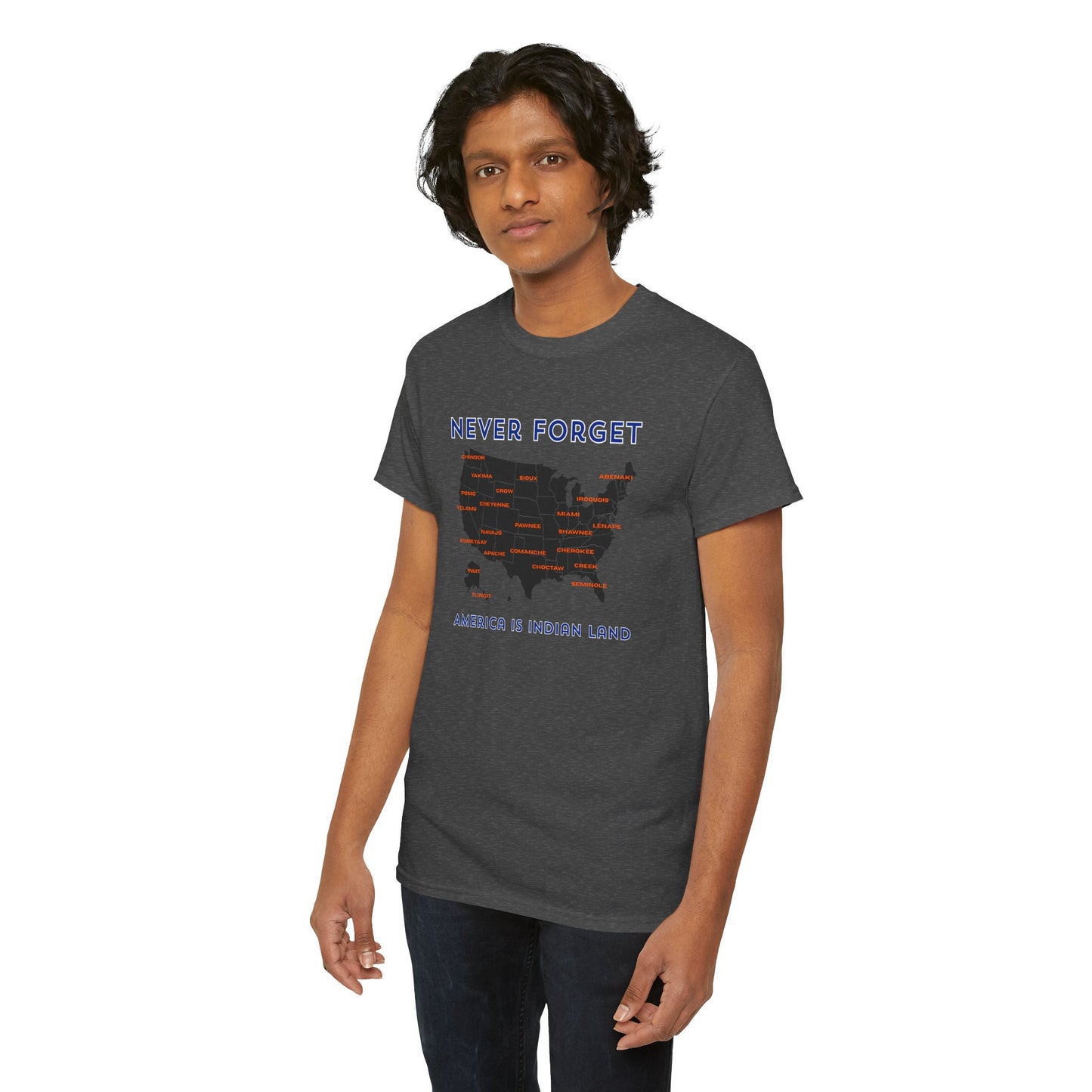 Never Forget - America is Indian Land T-shirt