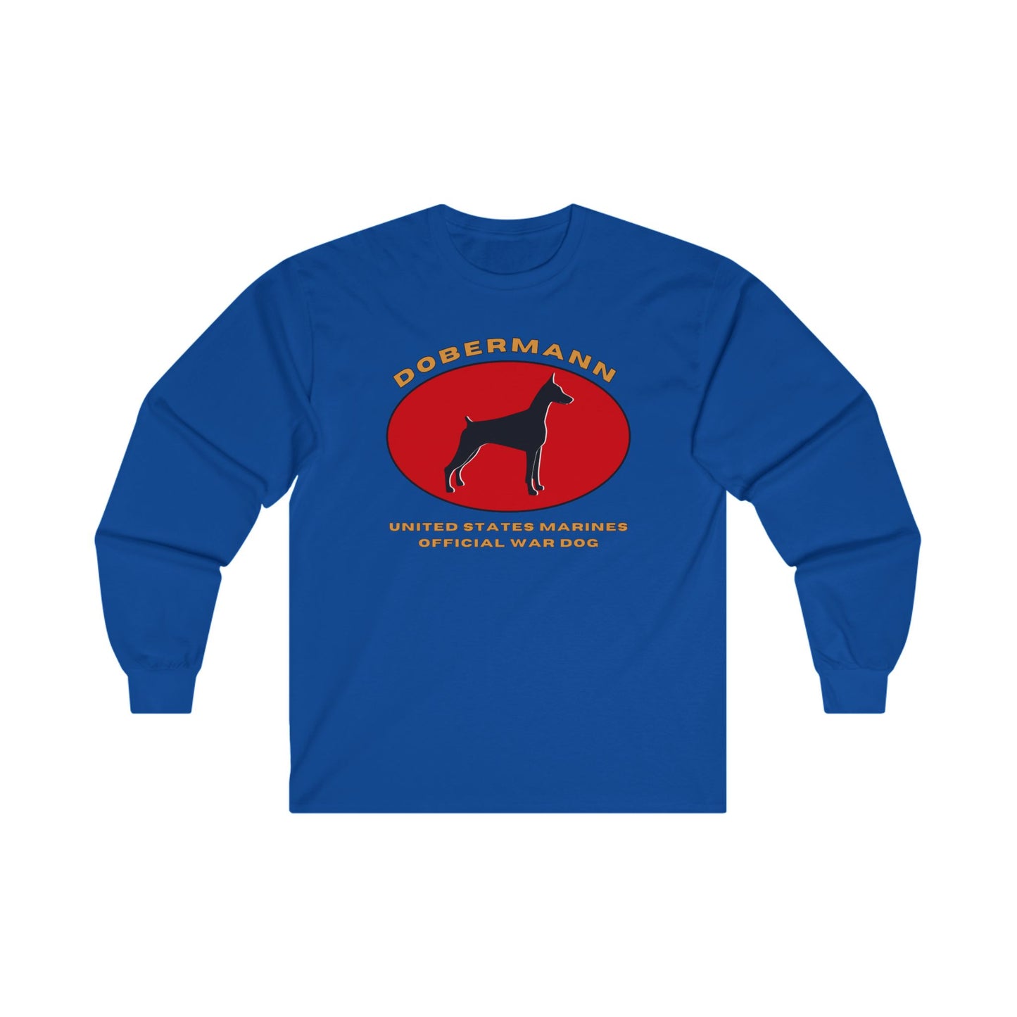 Dobermann - USMC Official War Dog - Long Sleeve Tee