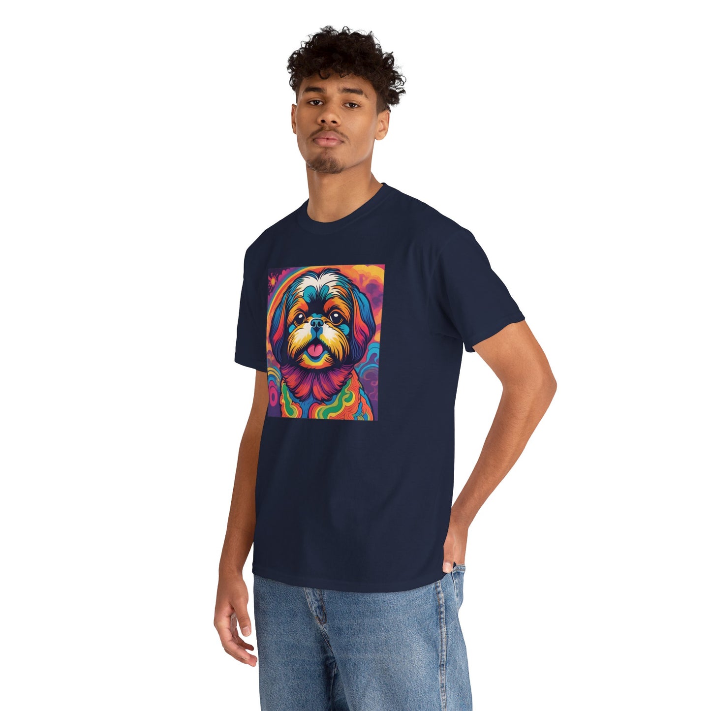 Psychedelic Shih Tzu T-shirt