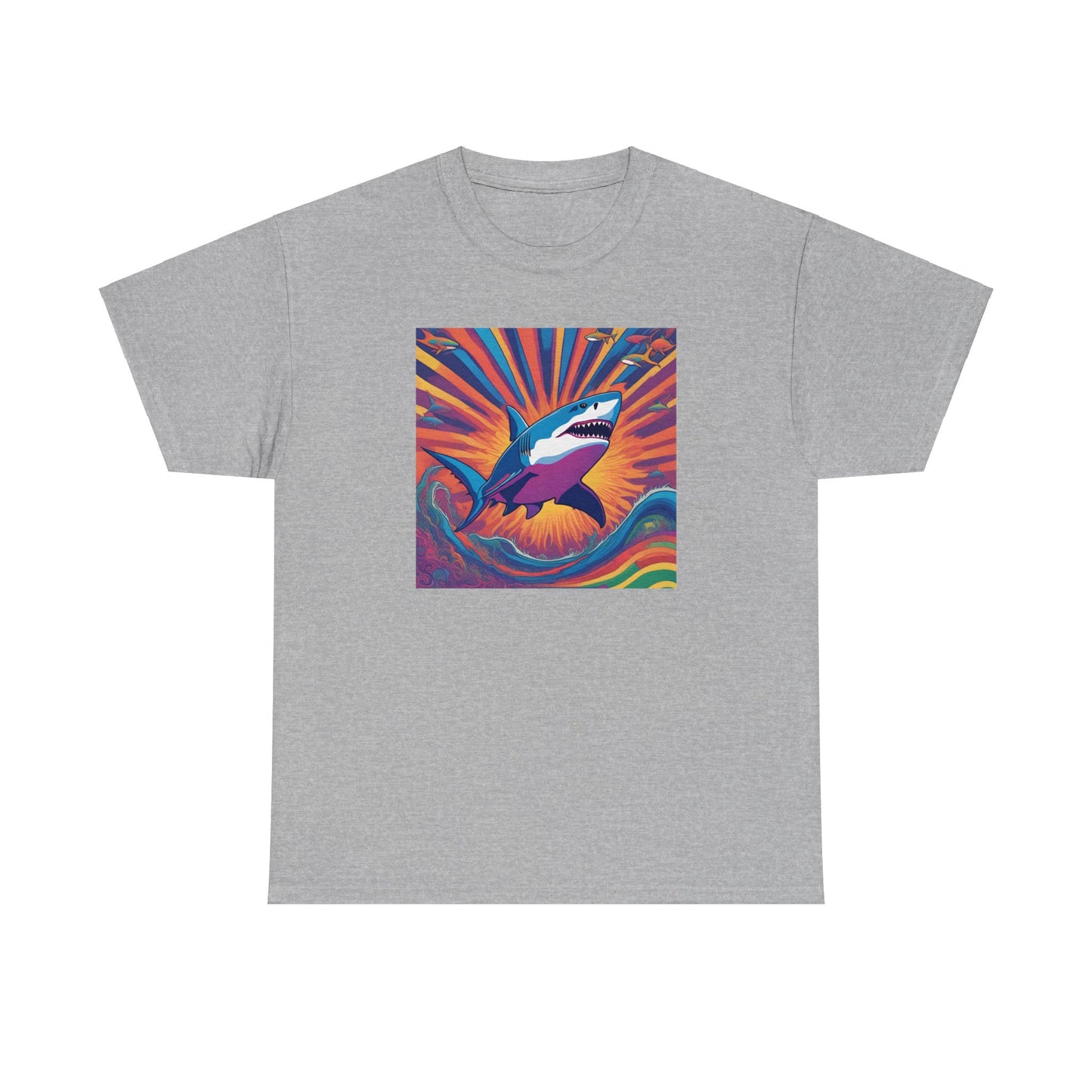 Psychedelic Great White Shark T-shirt