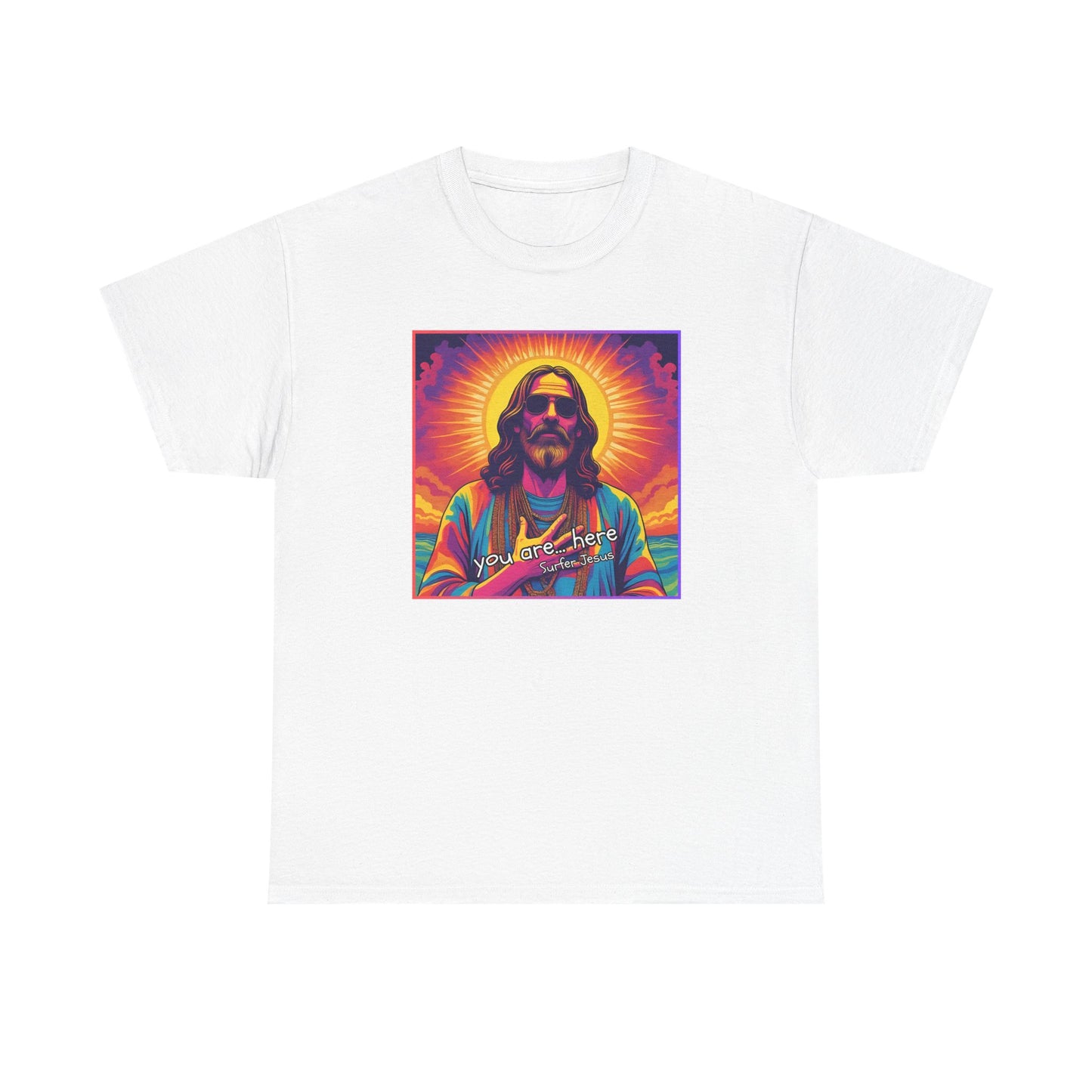You are... here - Surfer Jesus - T-shirt