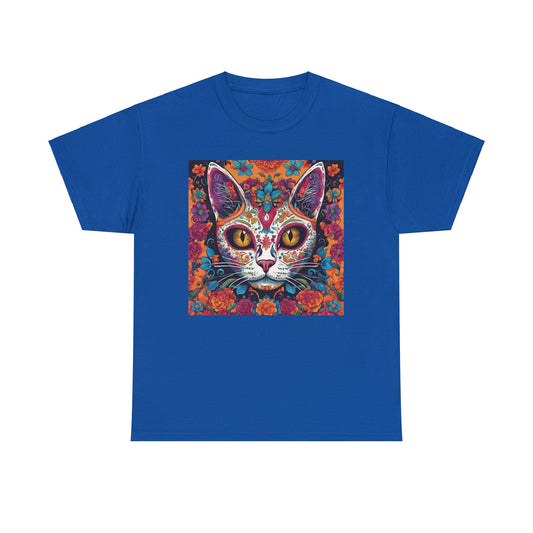 Day of the Dead Cat v3 T-shirt