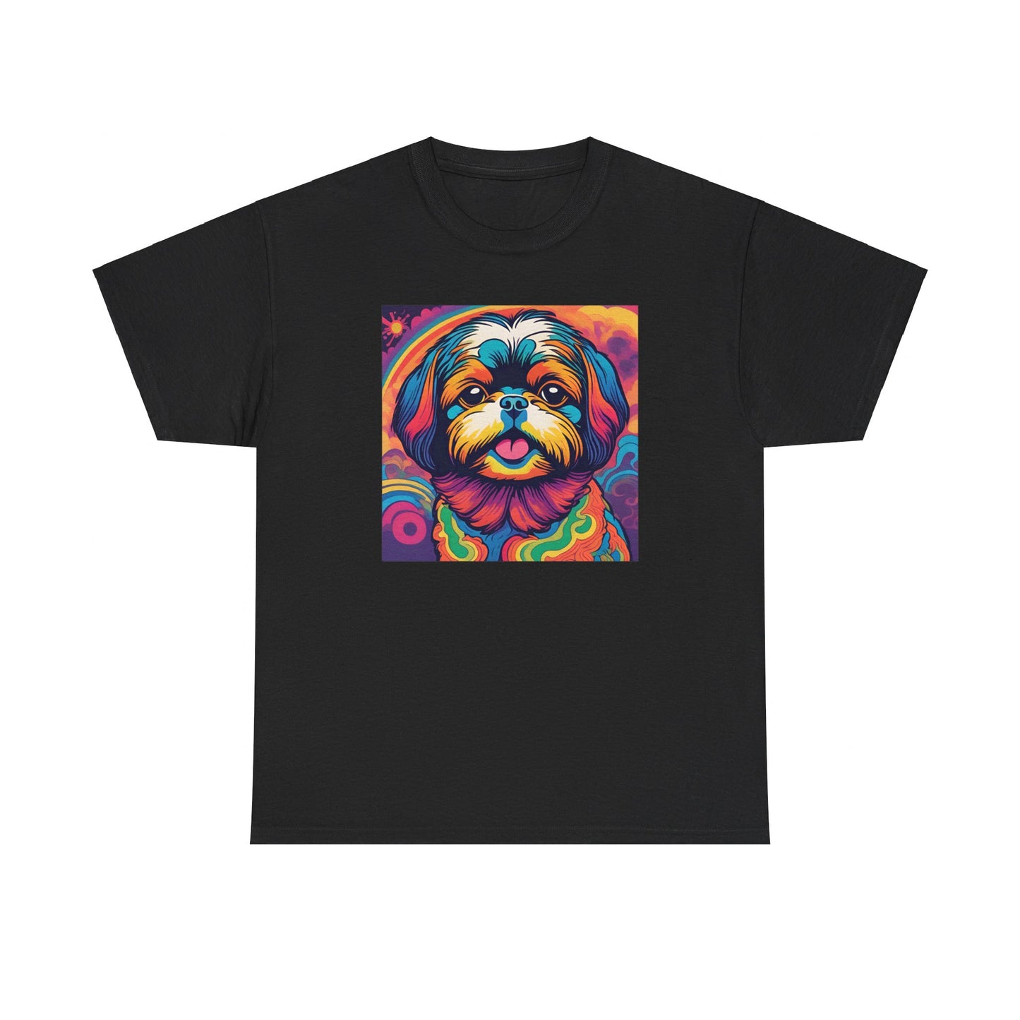 Psychedelic Shih Tzu T-shirt