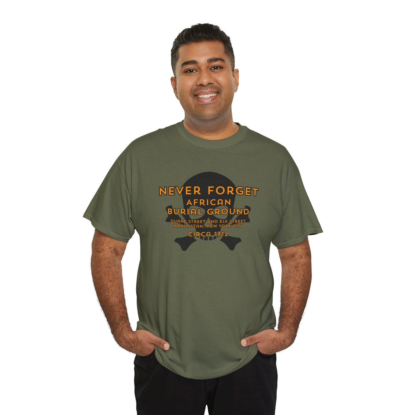 Never Forget - African Burial Ground - T-shirt