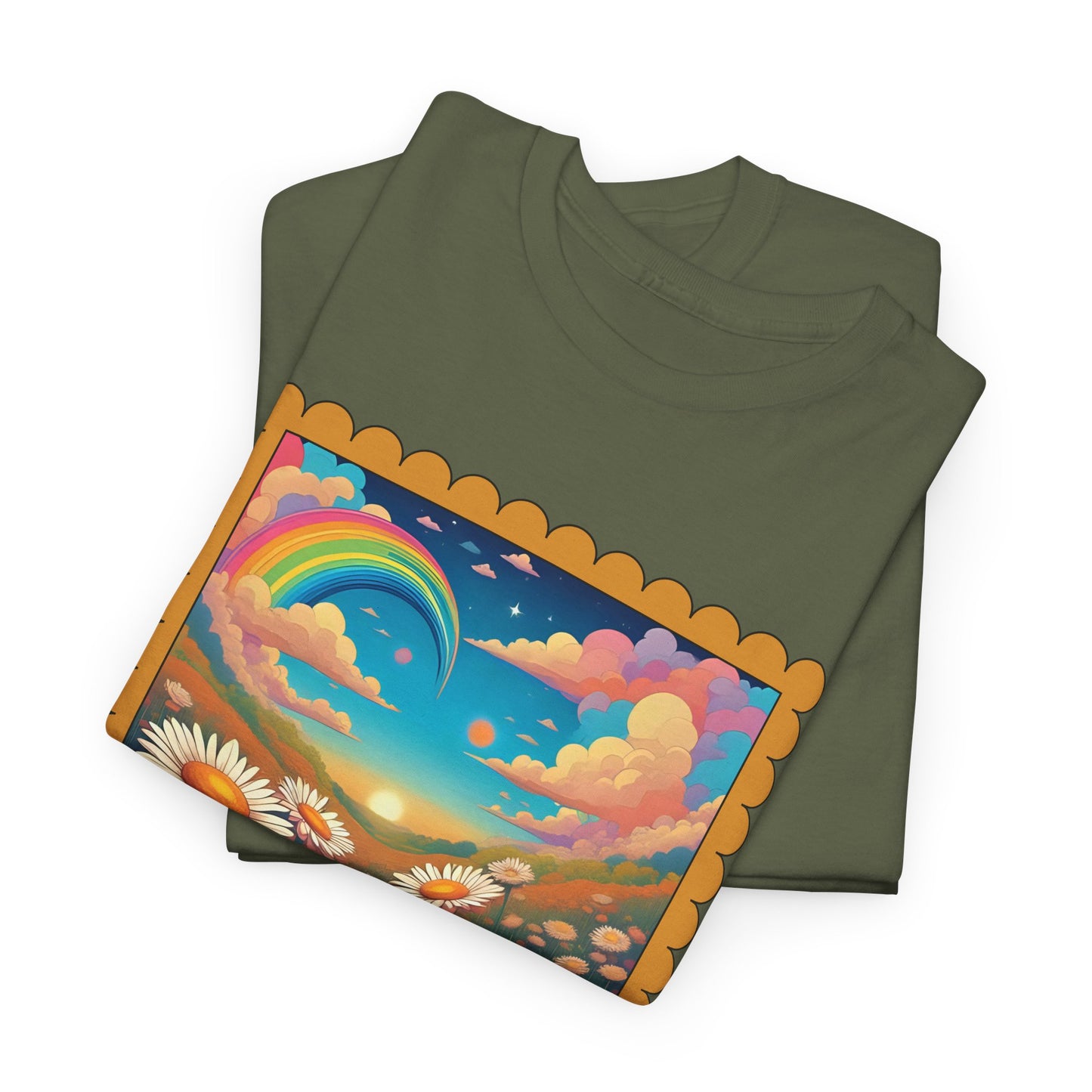 Daisies and Rainbow T-shirt