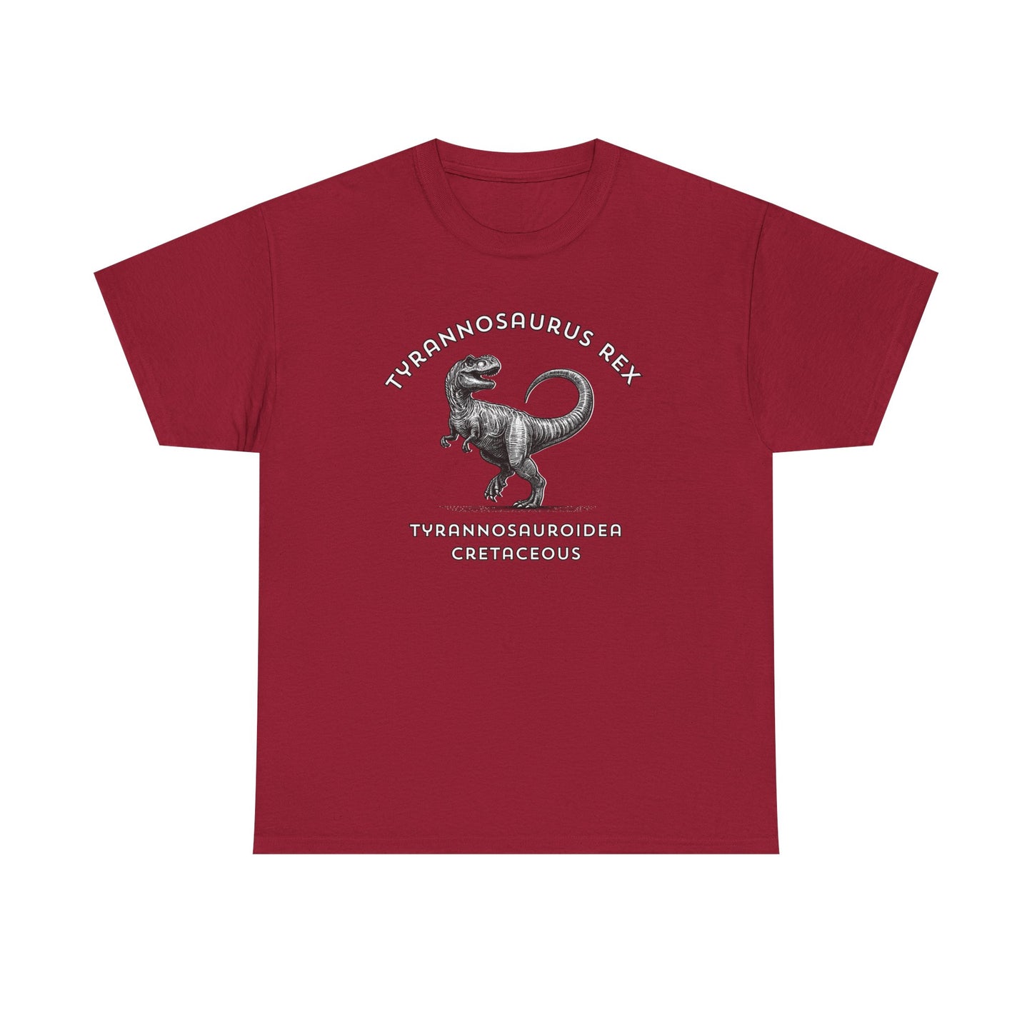 Tyrannosaurus rex with Scientific Names T-shirt