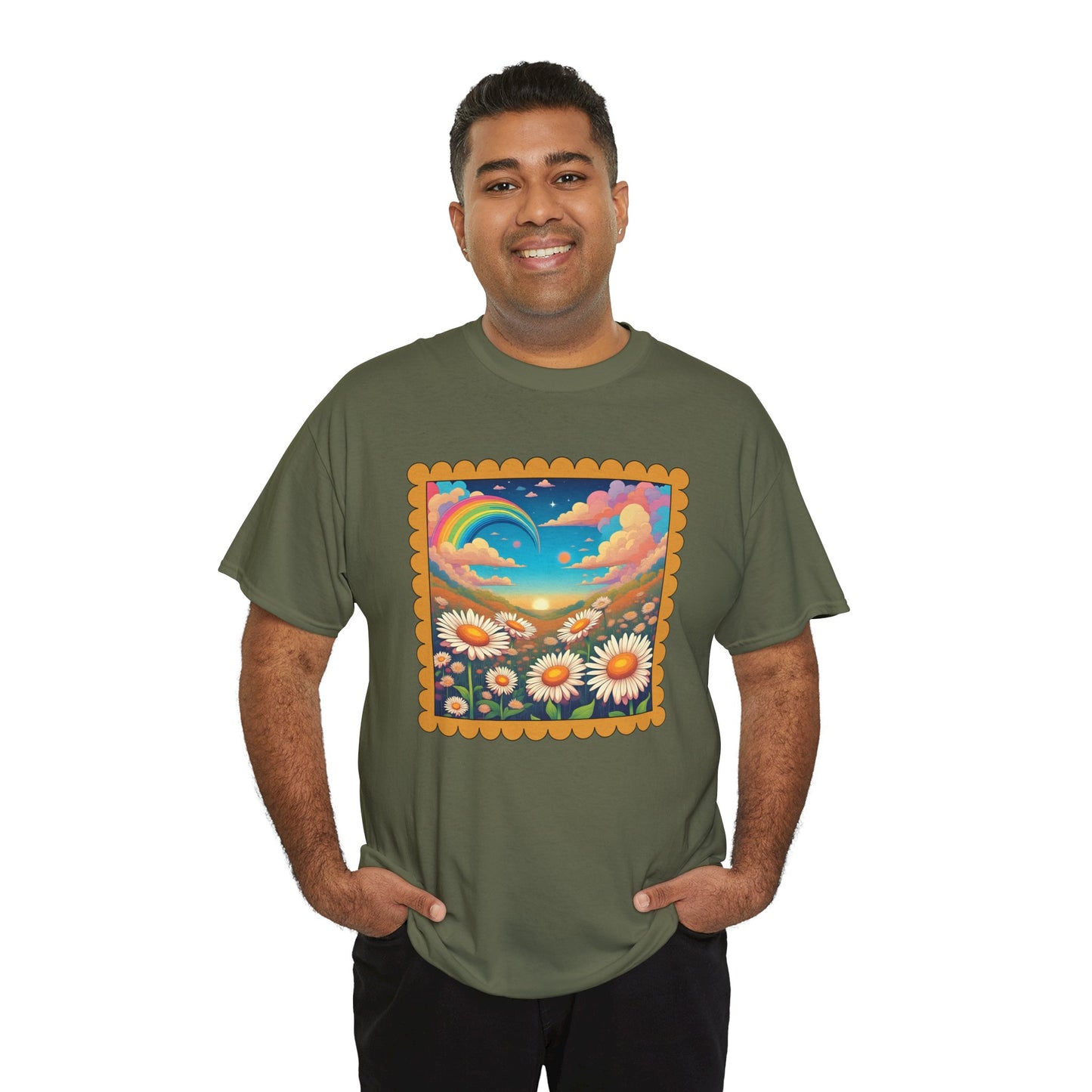 Daisies and Rainbow T-shirt