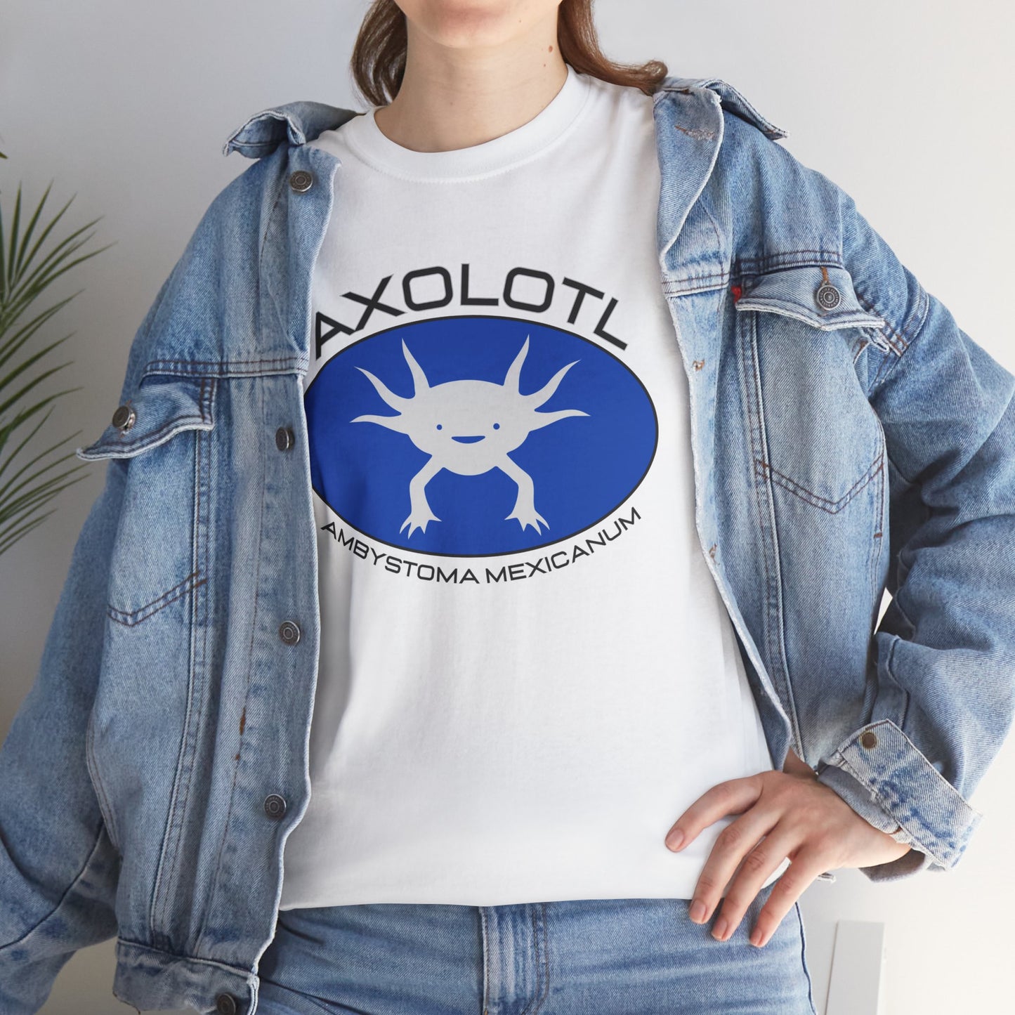 Axolotl with Scientific Name T-shirt