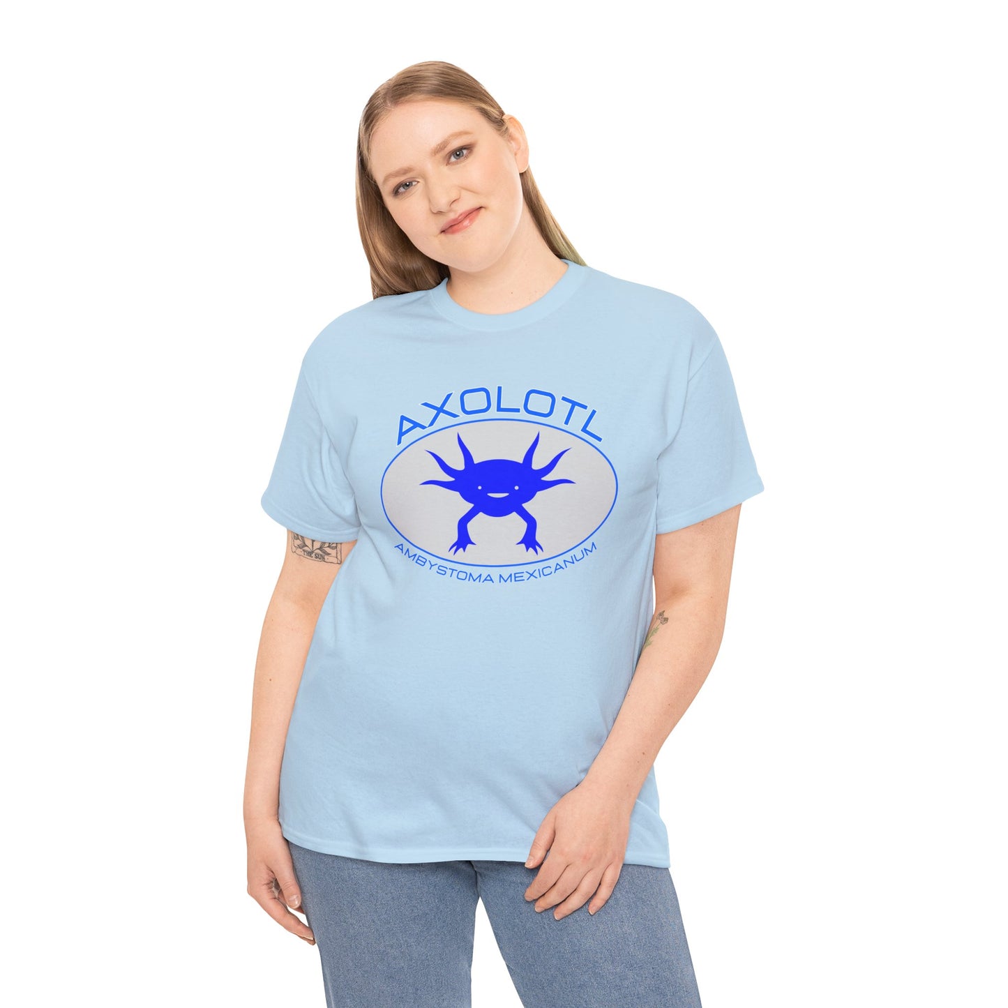 Axolotl with Scientific Name T-shirt