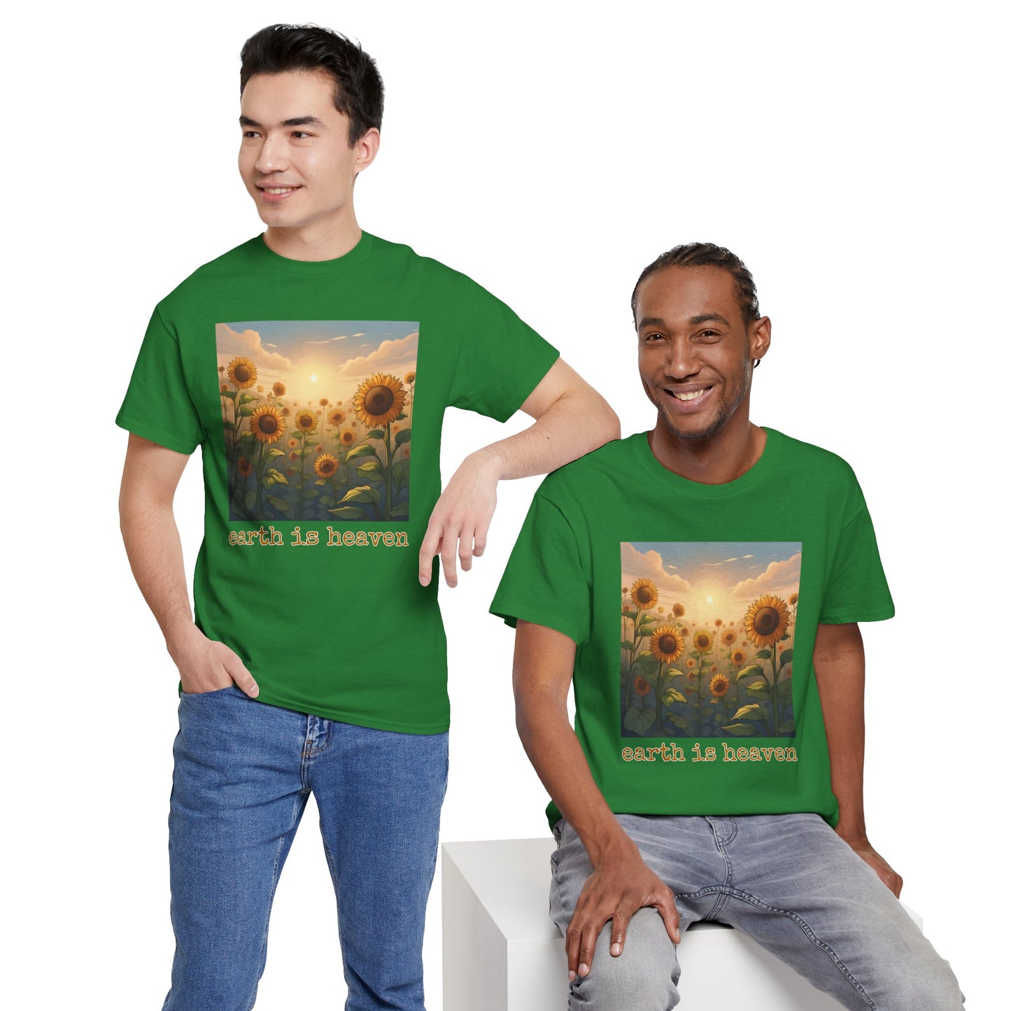 earth is heaven v2 T-shirt