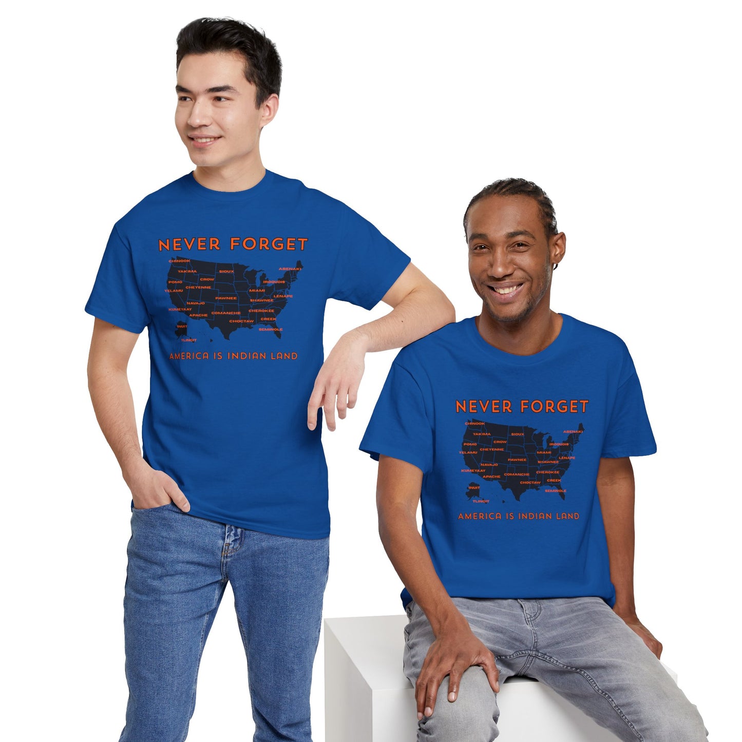 Never Forget - America is Indian Land T-shirt