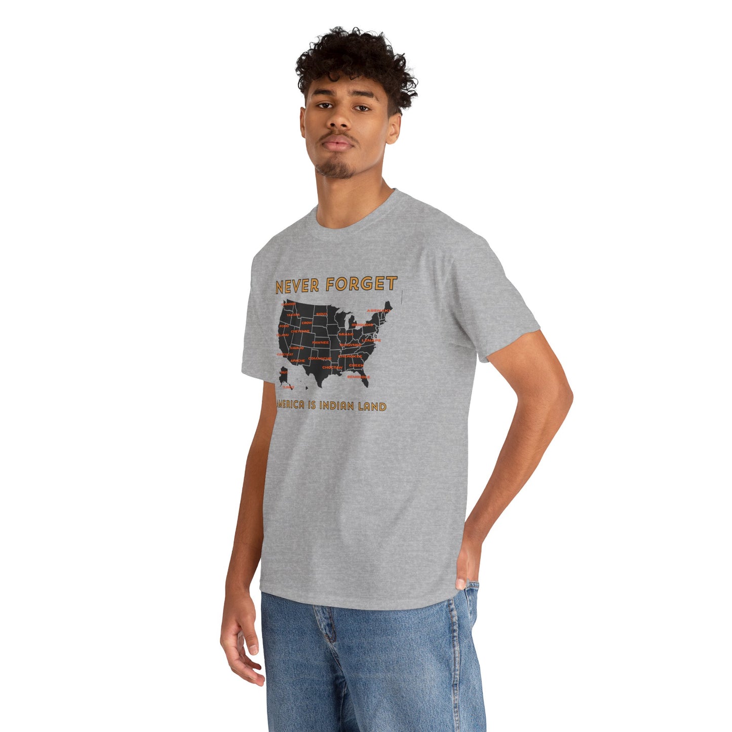 Never Forget - America is Indian Land T-shirt