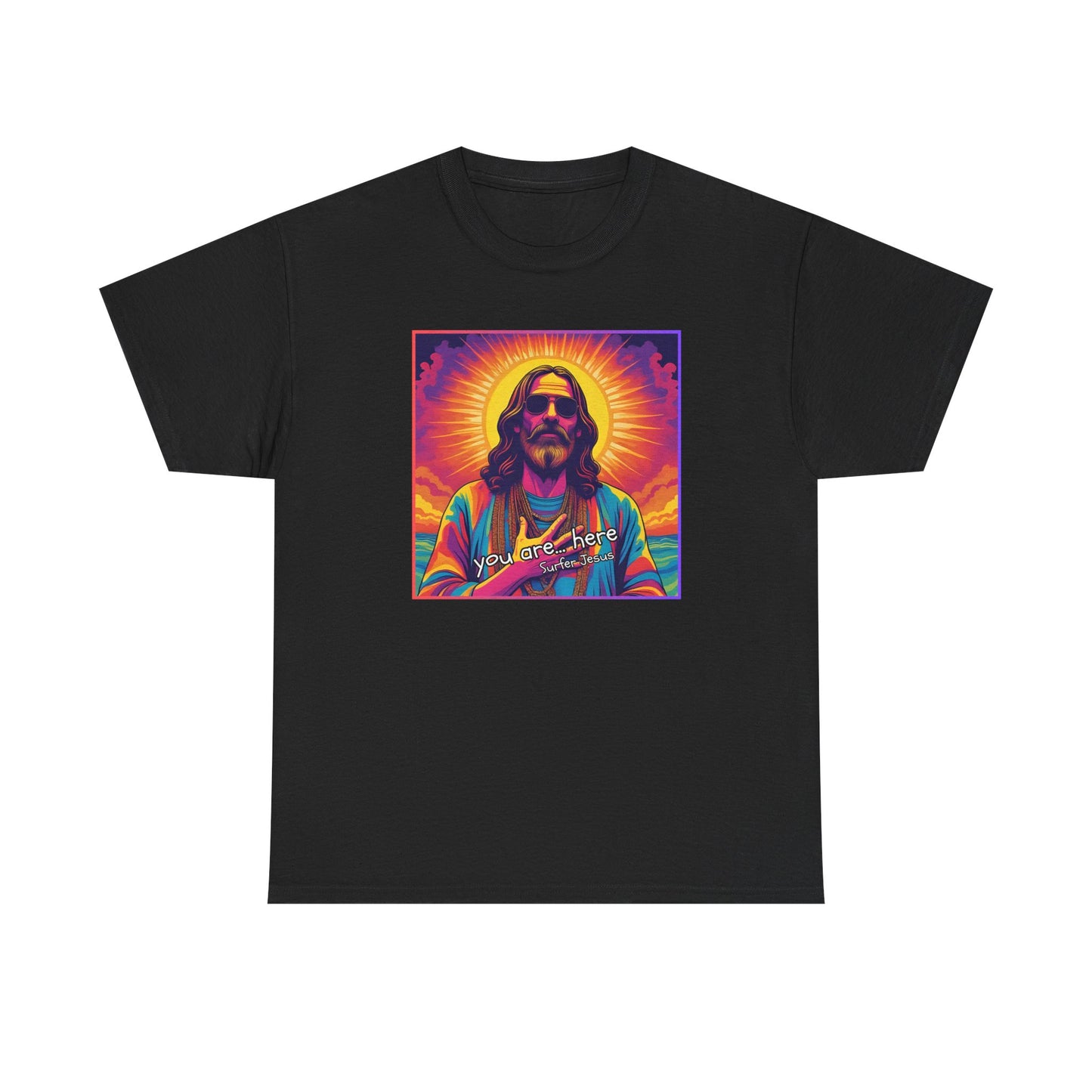 You are... here - Surfer Jesus - T-shirt
