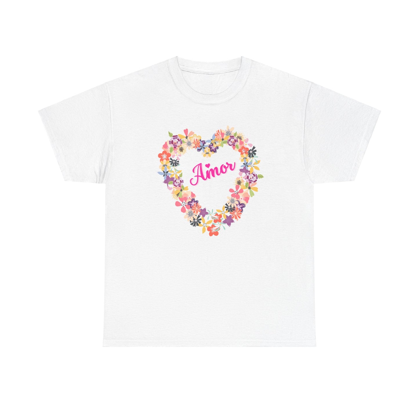 Amor with Flower Heart T-shirt