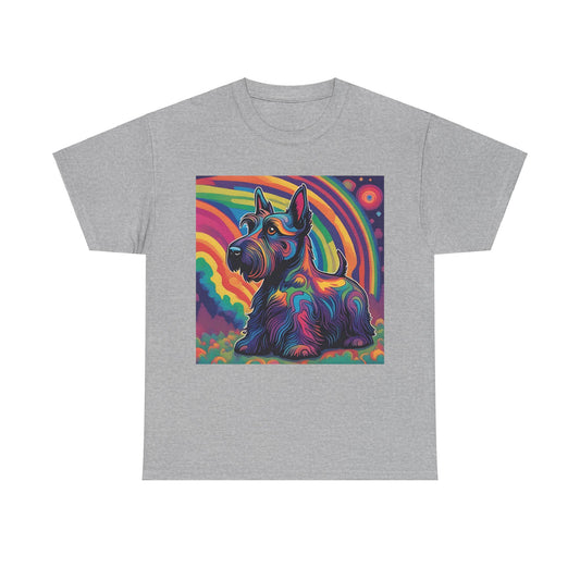 Psychedelic Scottish Terrier T-shirt