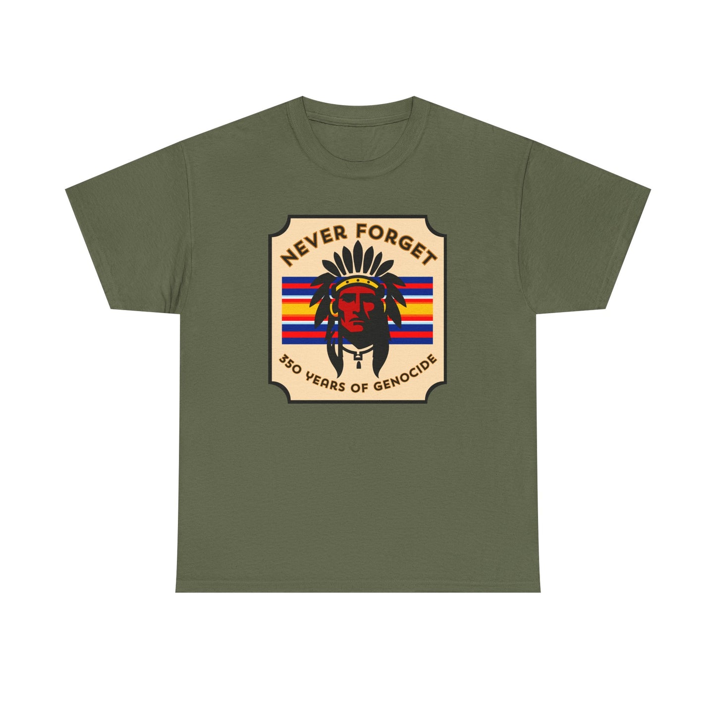 Never Forget - 350 Years of Genocide T-shirt