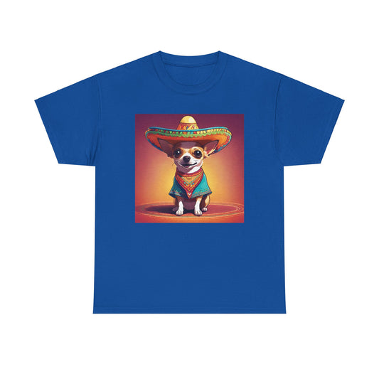 Chihuahua wearing Hat T-shirt