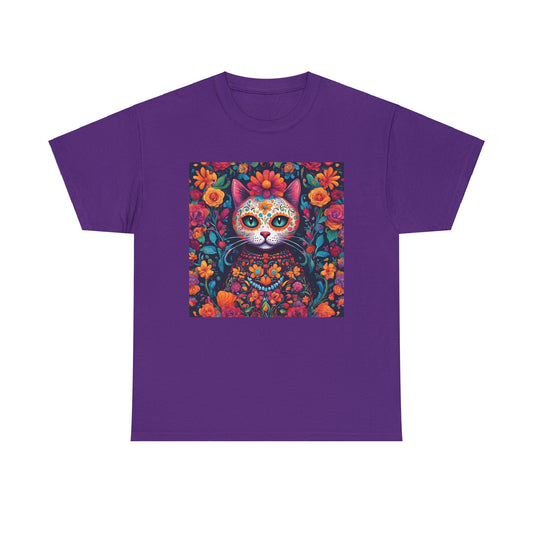 Day of the Dead Cat v5 T-shirt