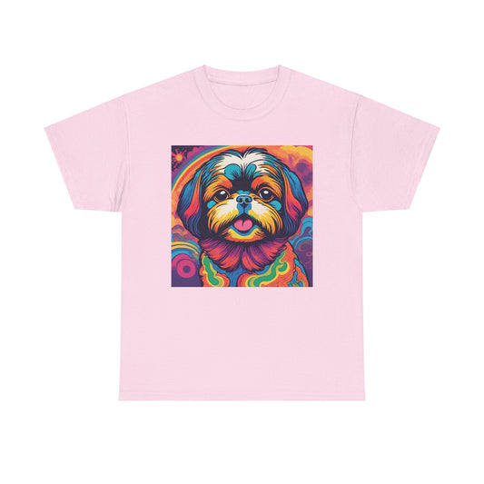 Psychedelic Shih Tzu T-shirt