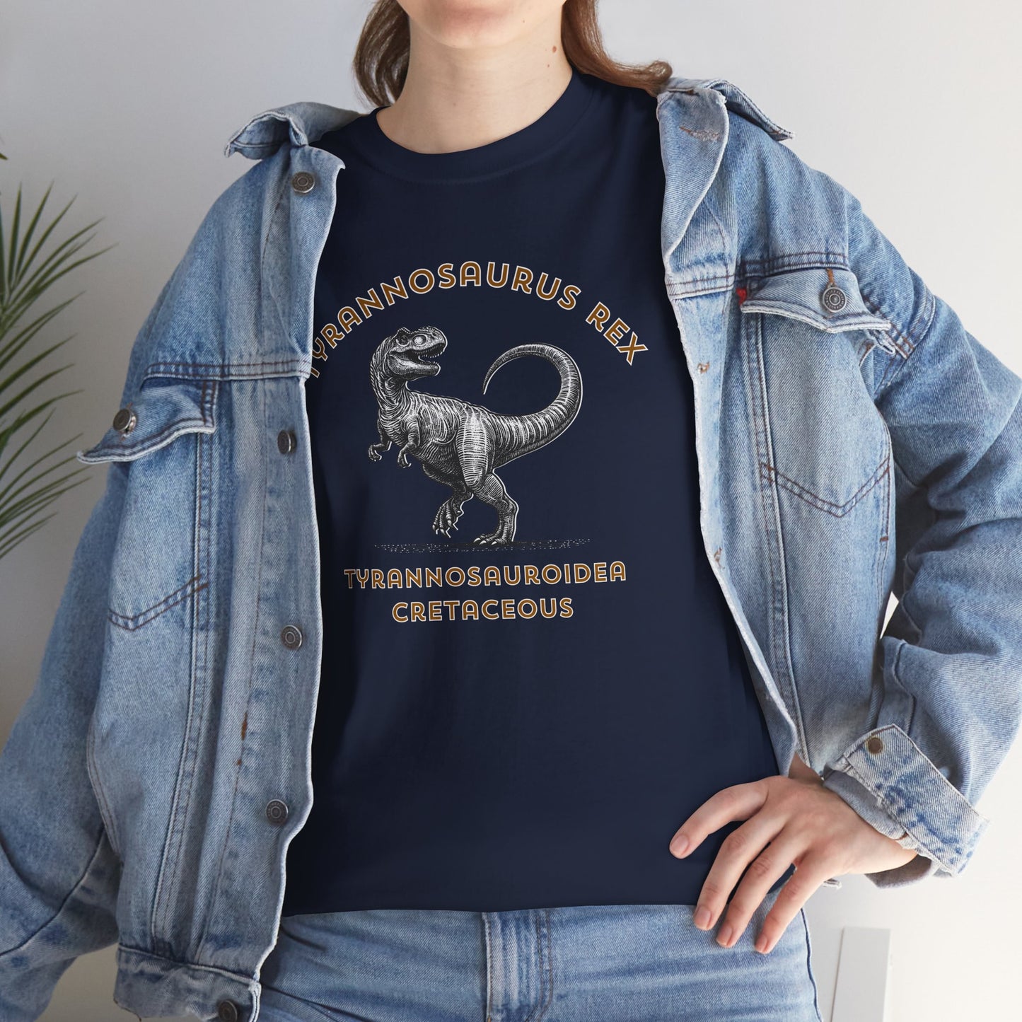 Tyrannosaurus rex with Scientific Names T-shirt