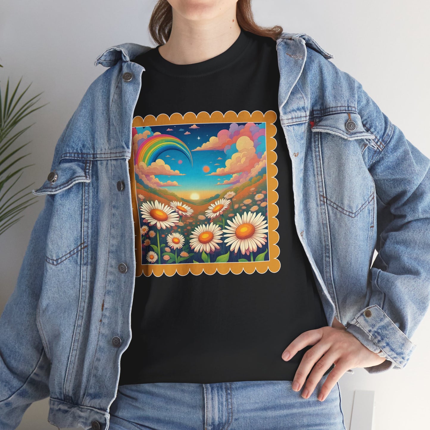 Daisies and Rainbow T-shirt