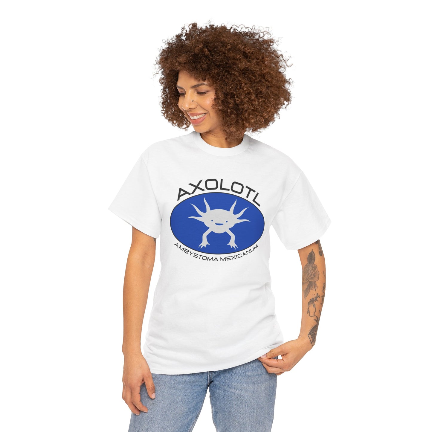 Axolotl with Scientific Name T-shirt