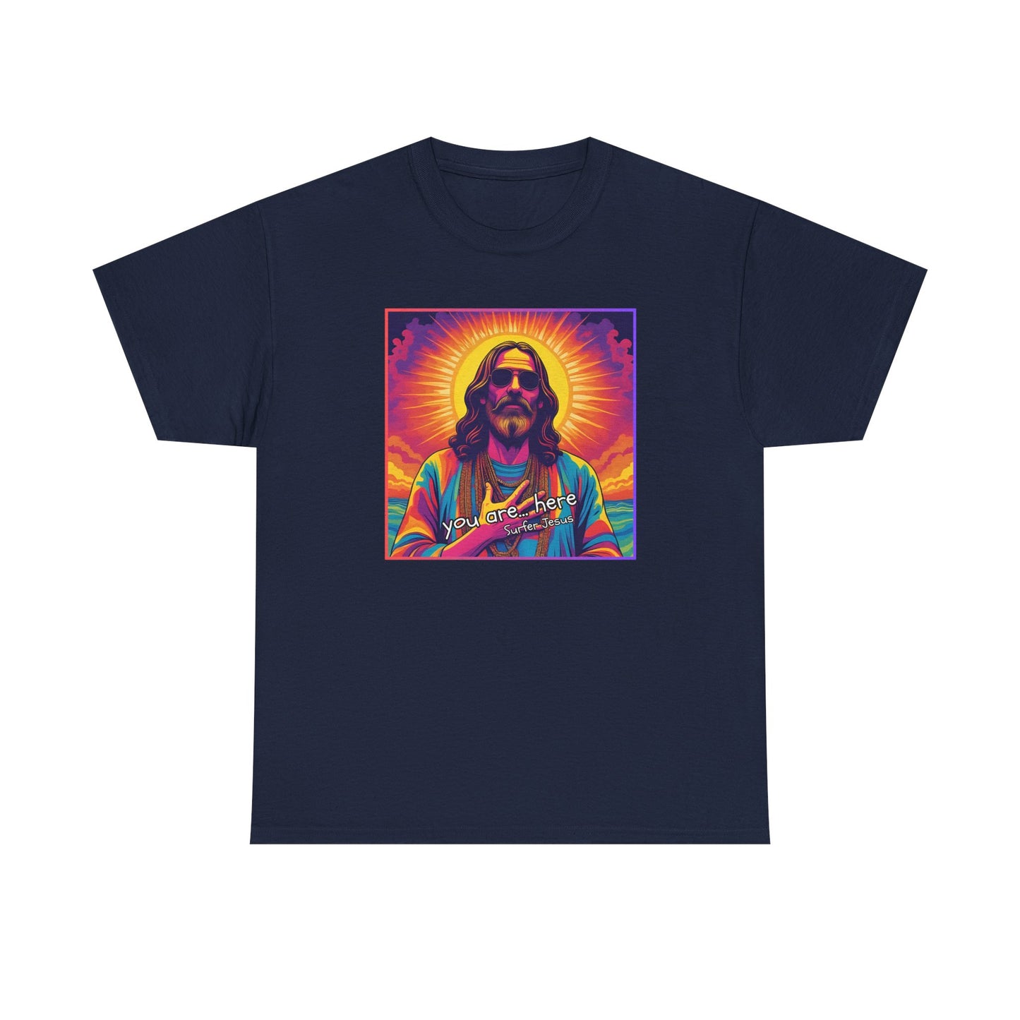 You are... here - Surfer Jesus - T-shirt