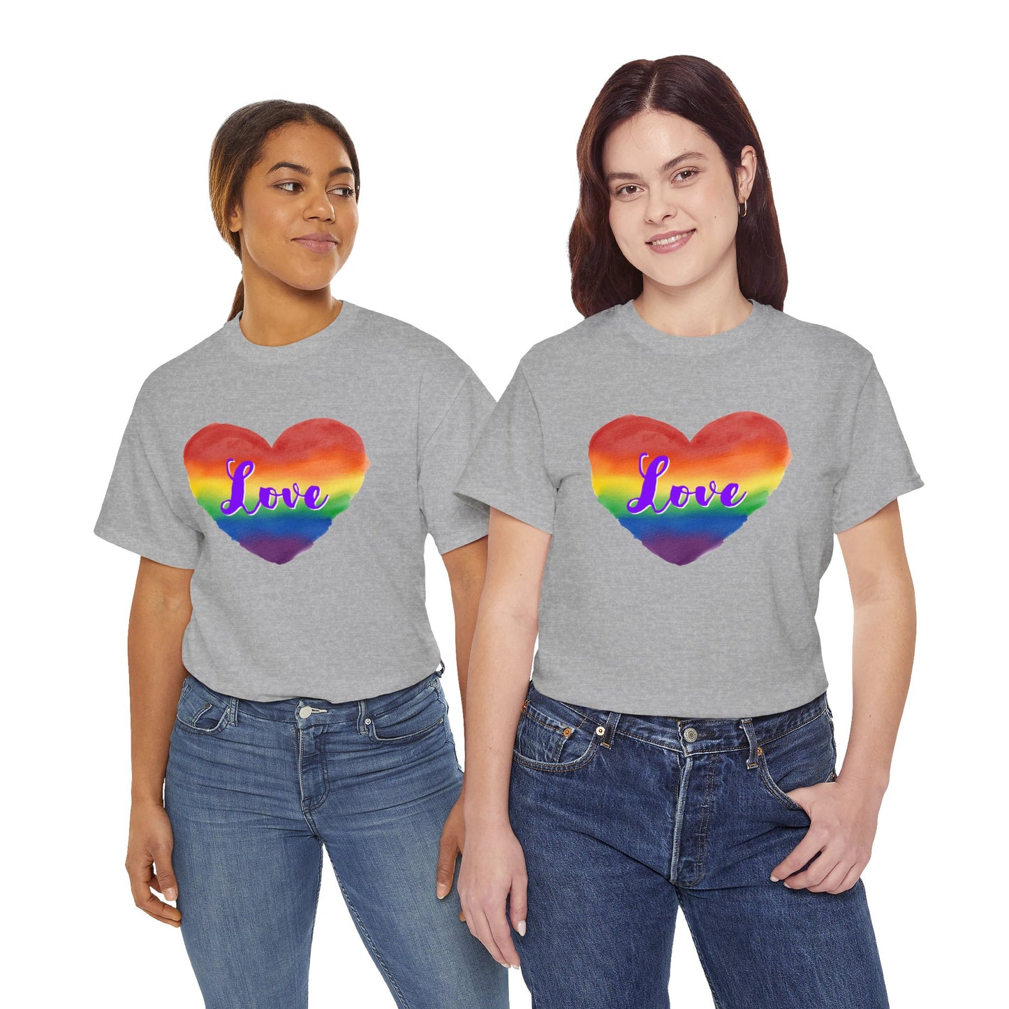 Pride Love Heart T-shirt
