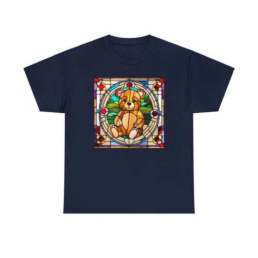 Teddy Bear Stained Glass T-shirt