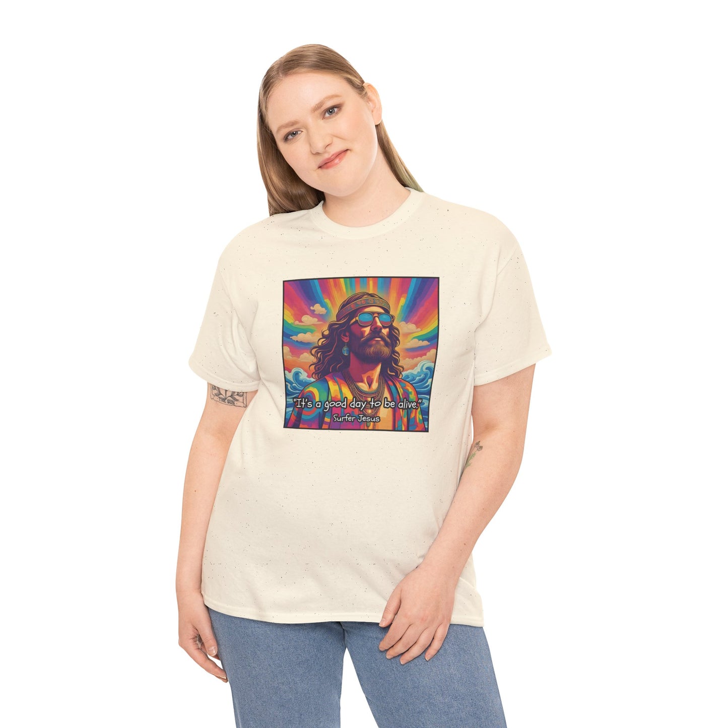 It's a good day to be alive - Surfer Jesus T-shirt