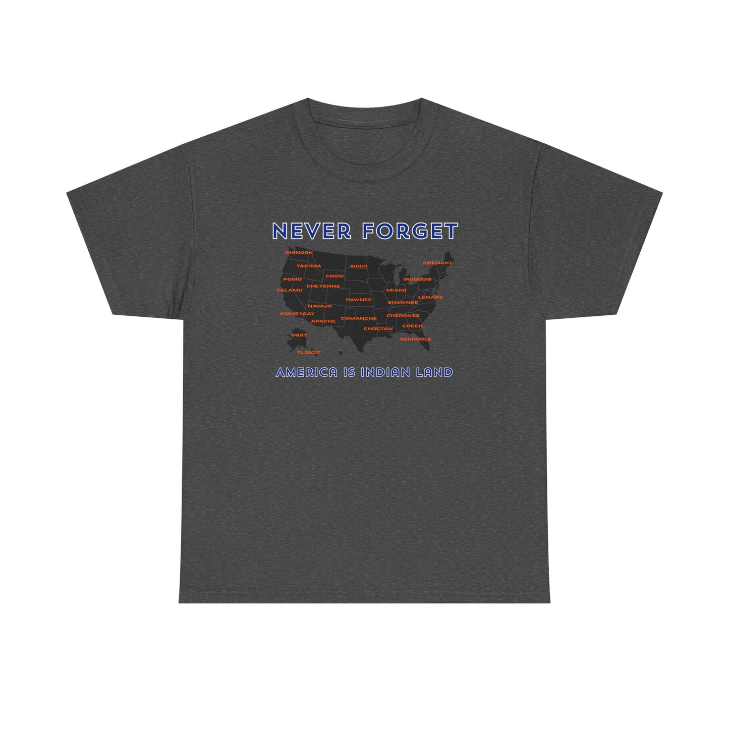 Never Forget - America is Indian Land T-shirt