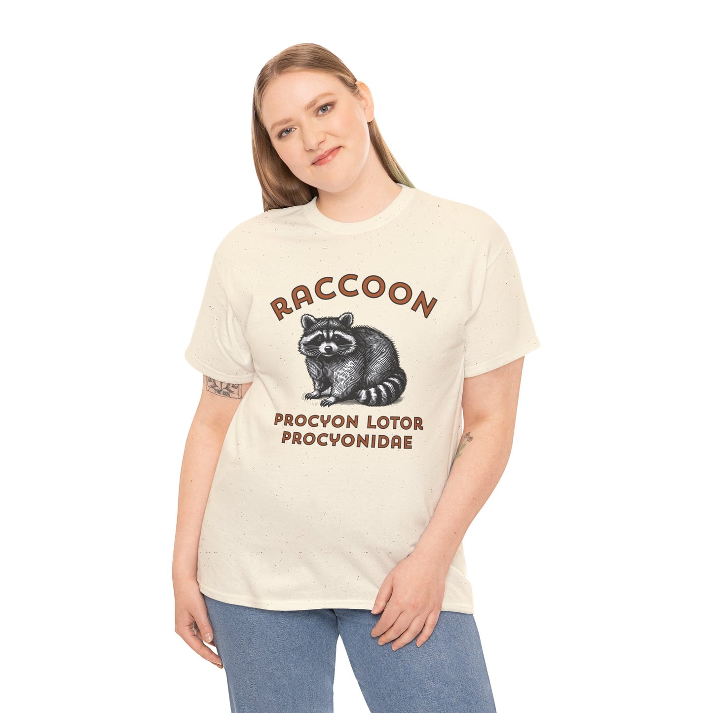 Raccoon with Scientific Names T-shirt