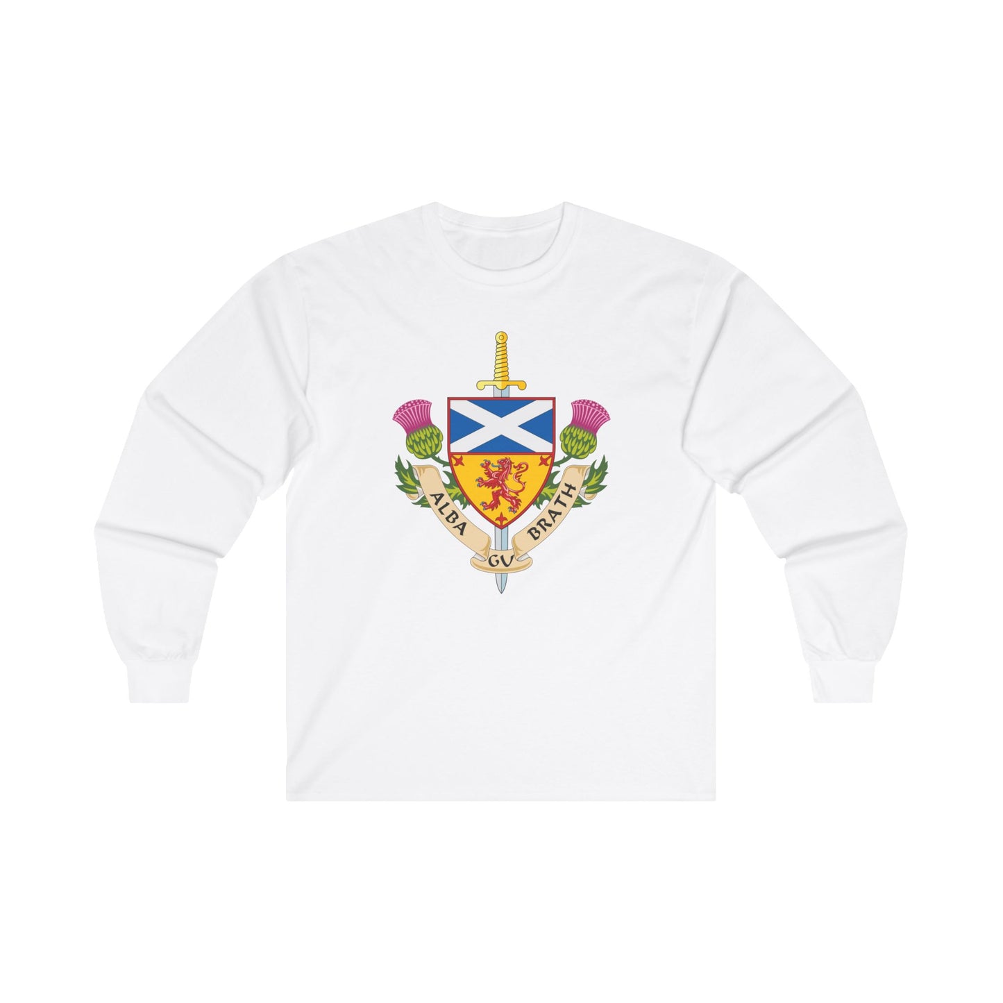 Scotland Forever Coat of Arms - Long Sleeve Tee
