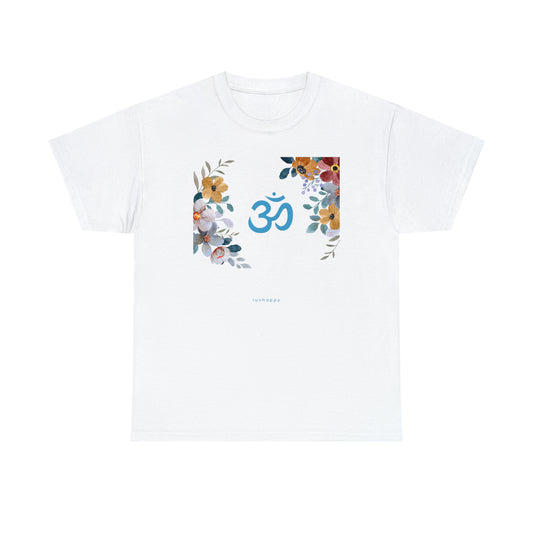 Om (with flowers) T-shirt