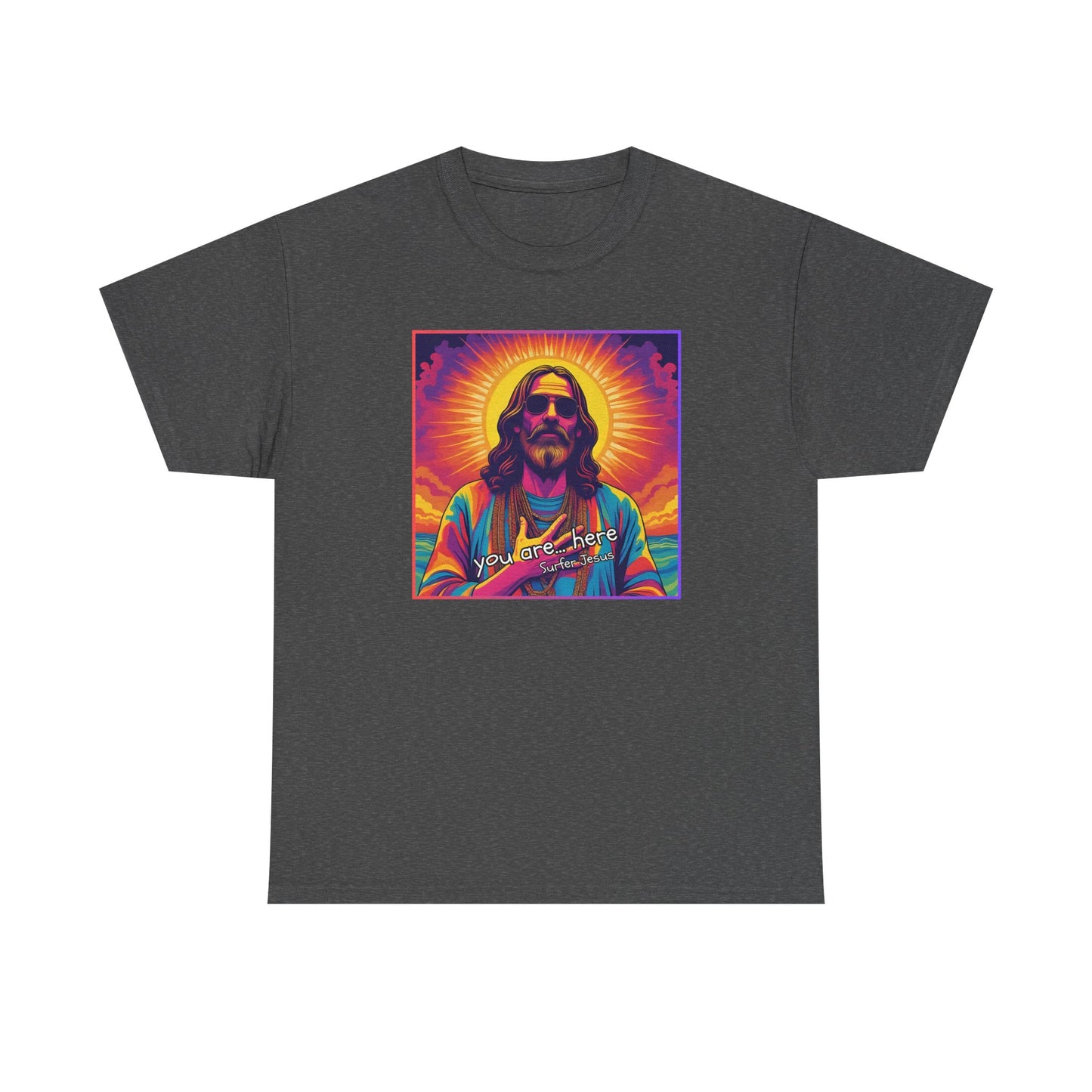You are... here - Surfer Jesus - T-shirt