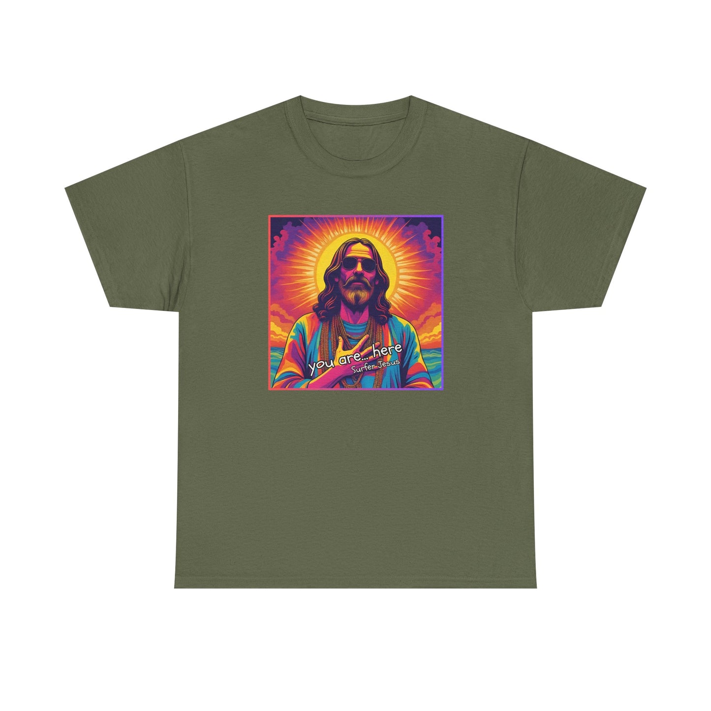 You are... here - Surfer Jesus - T-shirt