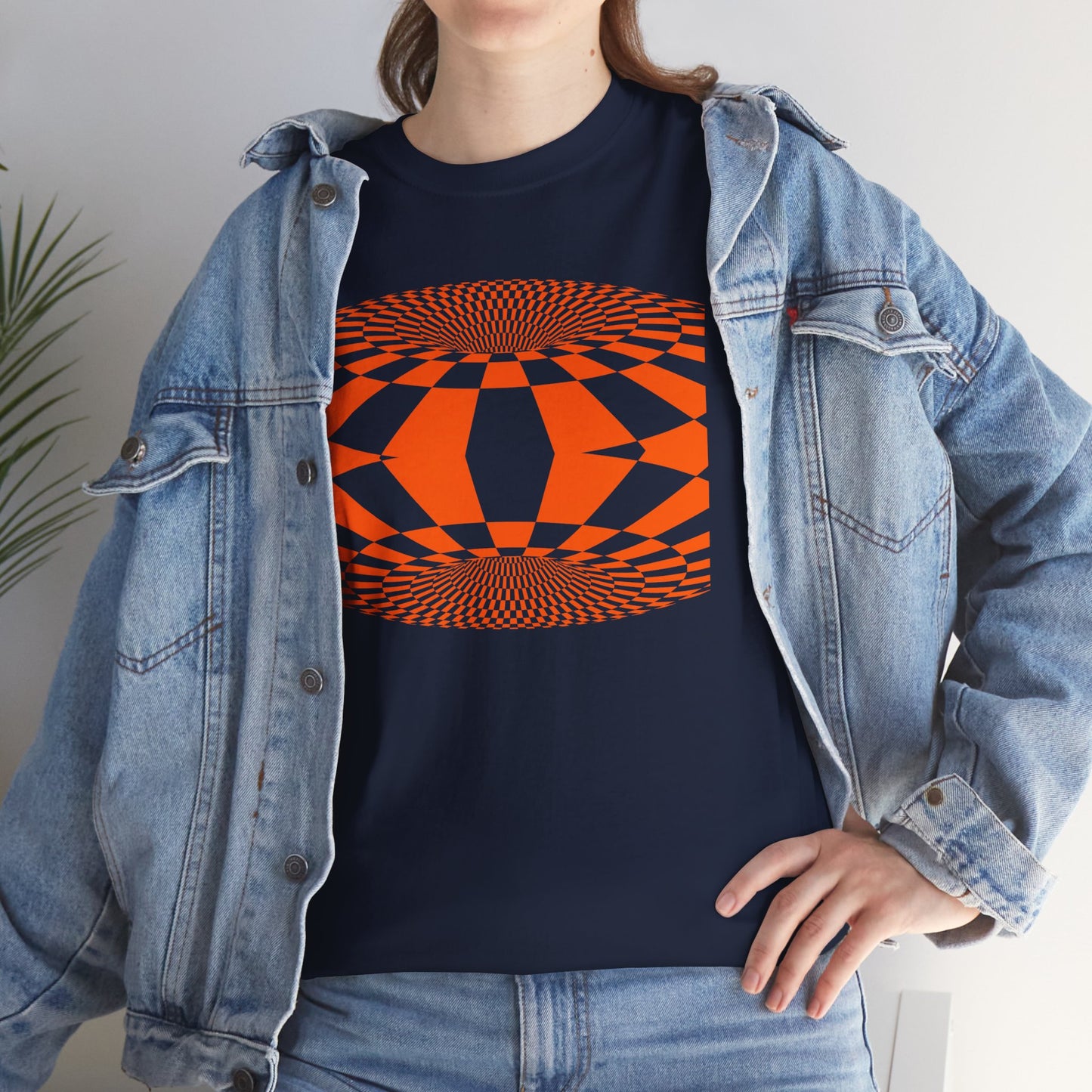 Checkerboard Wheel Illusion T-shirt