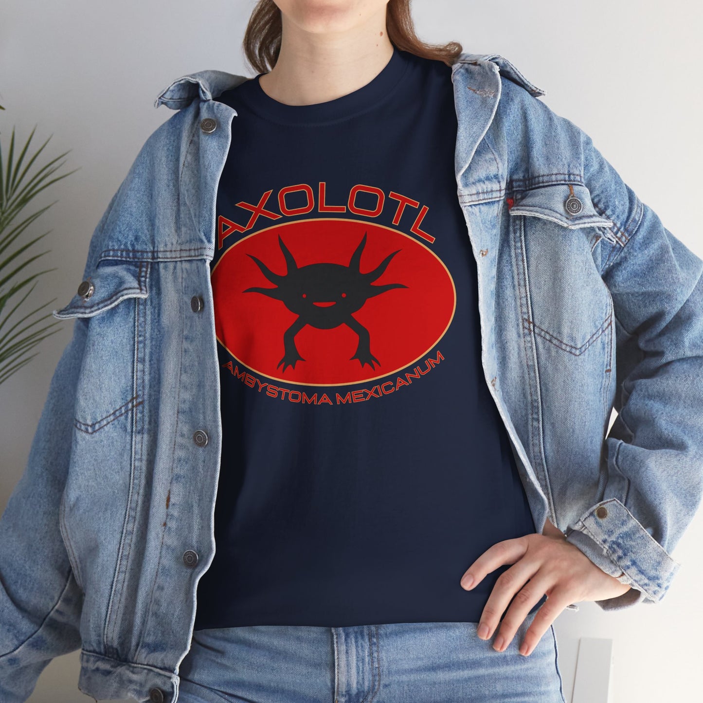 Axolotl with Scientific Name T-shirt