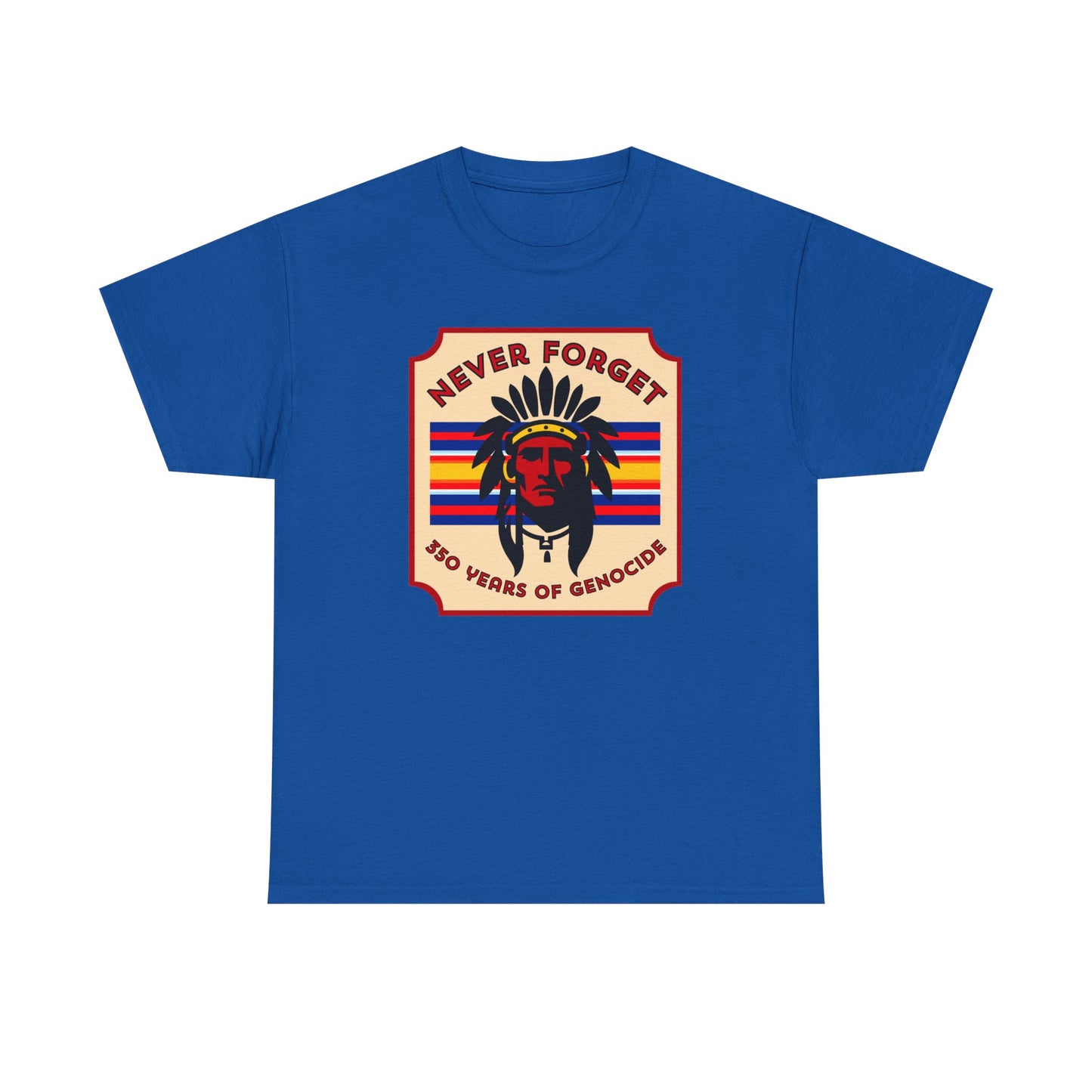 Never Forget - 350 Years of Genocide T-shirt