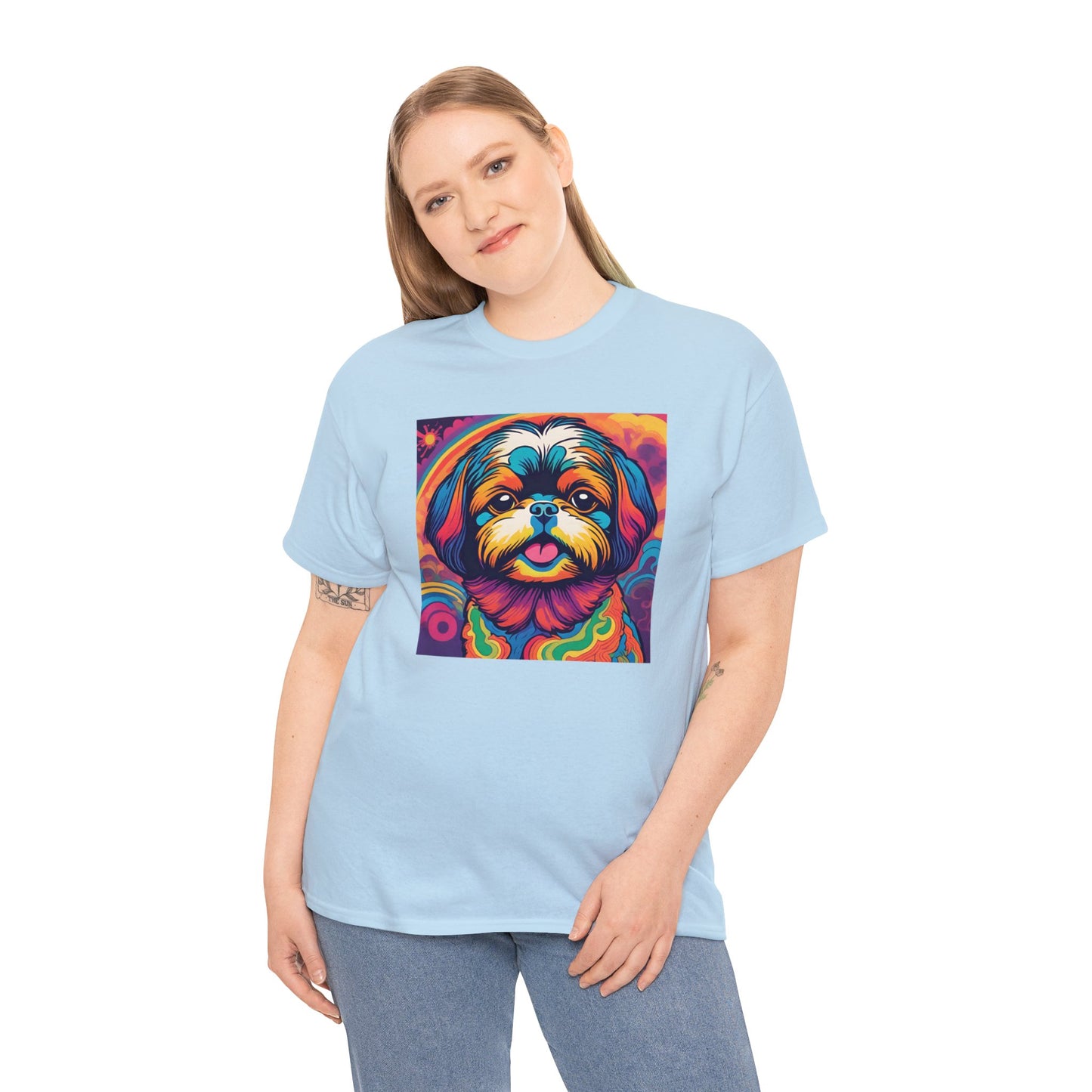 Psychedelic Shih Tzu T-shirt