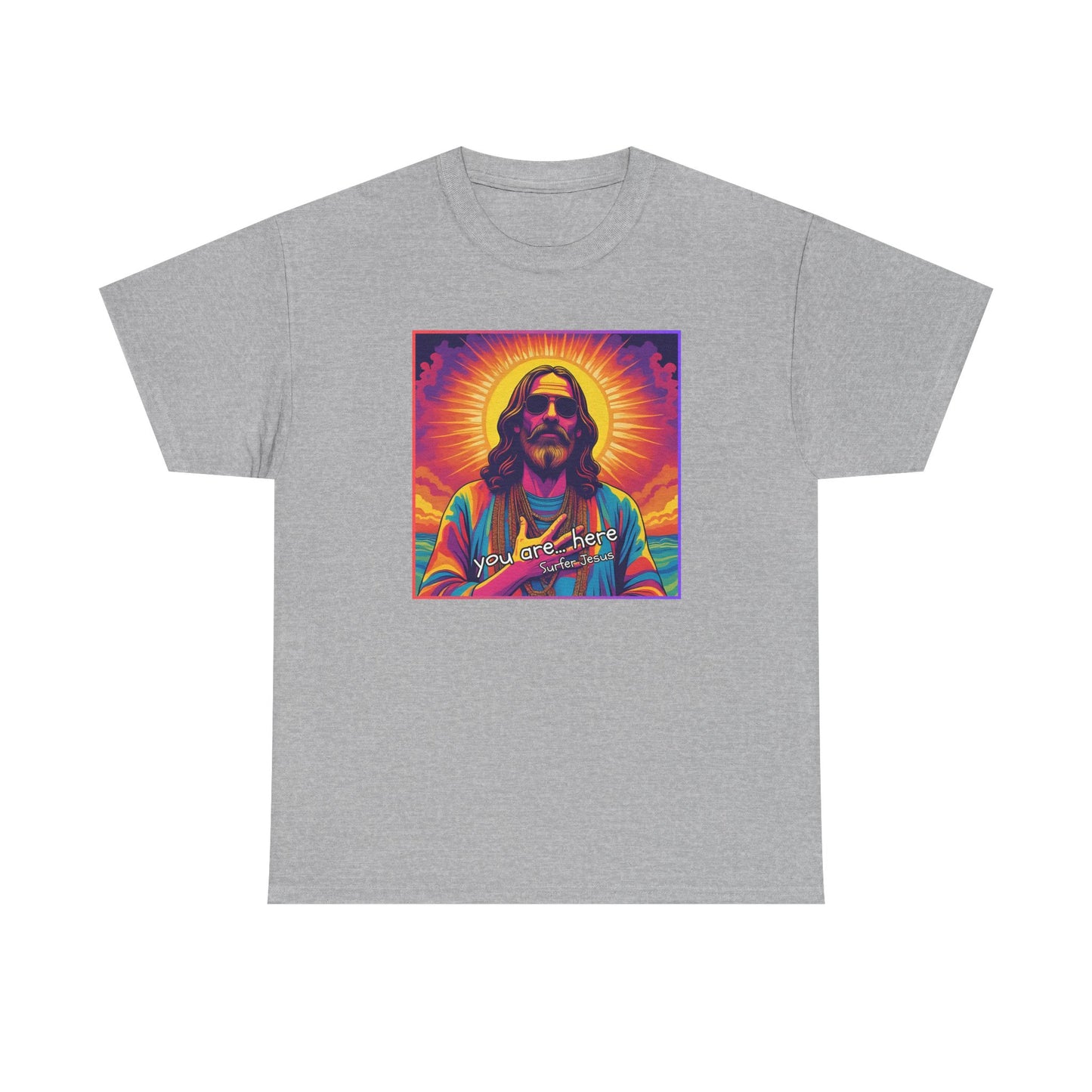 You are... here - Surfer Jesus - T-shirt