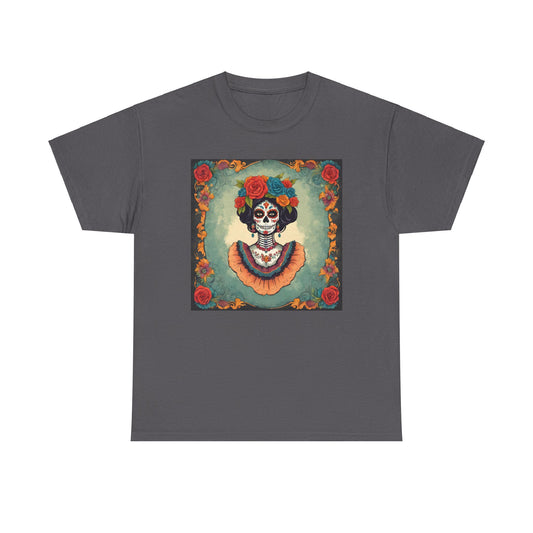 Day of the Dead - Antique La Calavera Catrina (the Elegant Skull) v2 T-shirt