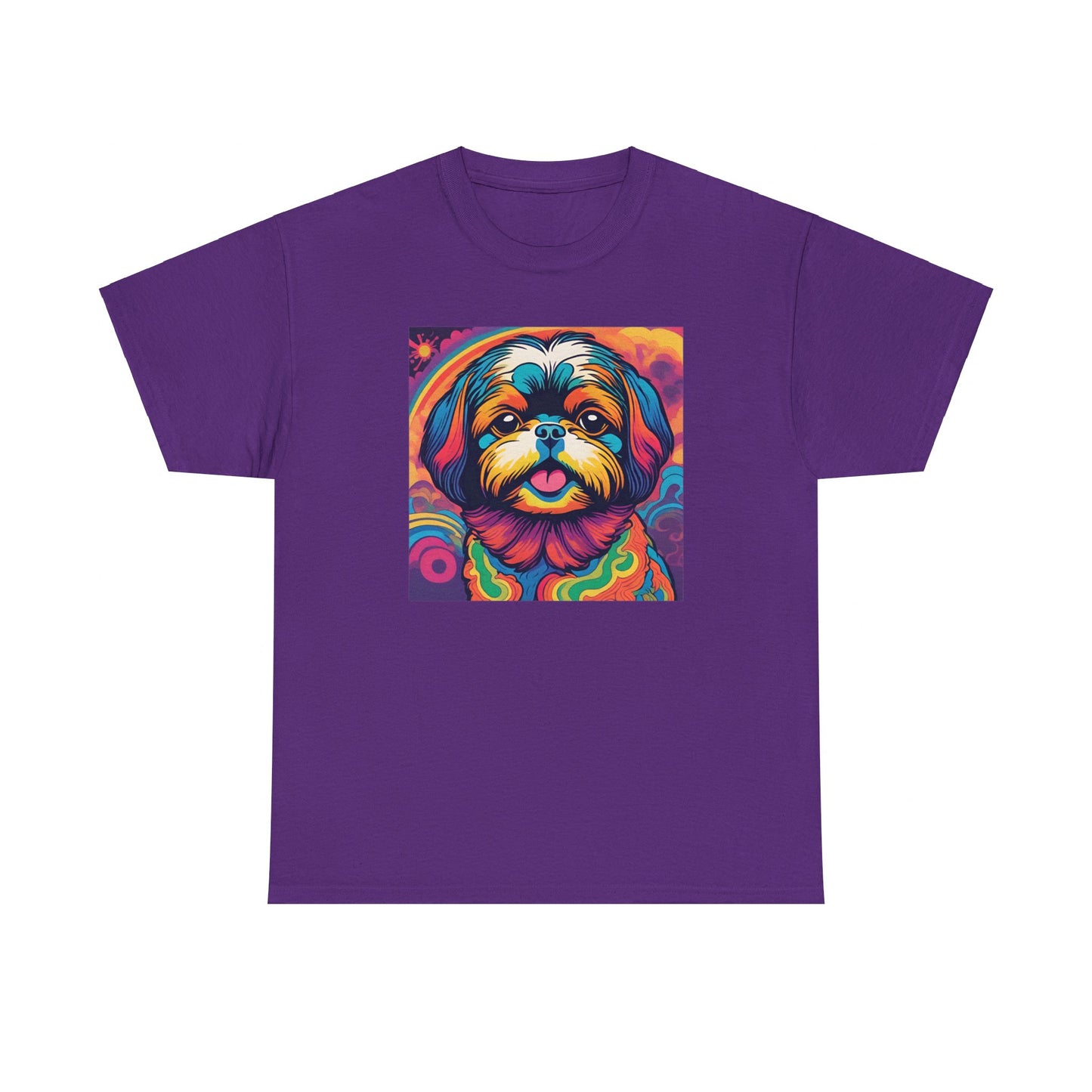 Psychedelic Shih Tzu T-shirt