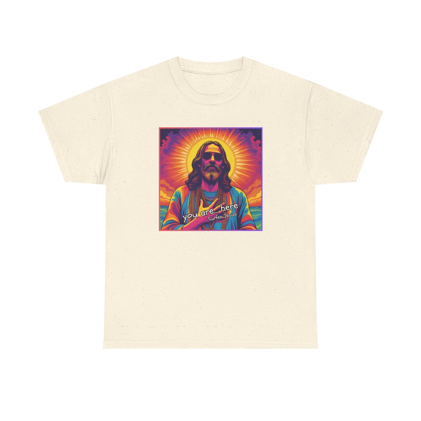 You are... here - Surfer Jesus - T-shirt