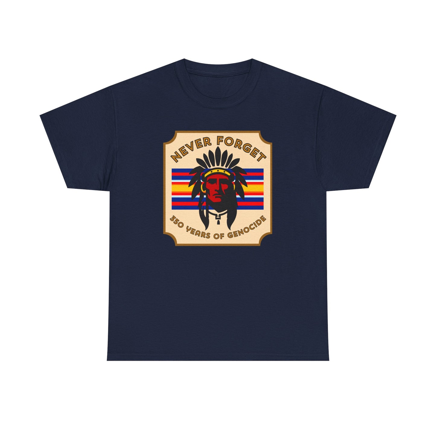 Never Forget - 350 Years of Genocide T-shirt